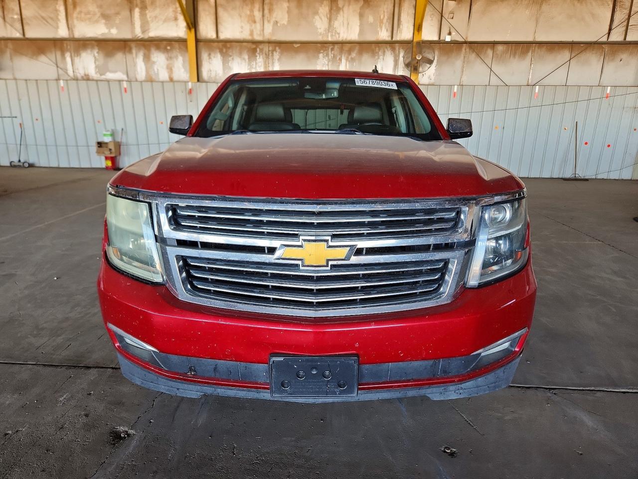 2015 Chevrolet Tahoe C1500 Ltz Red vin: 1GNSCCKC5FR166910