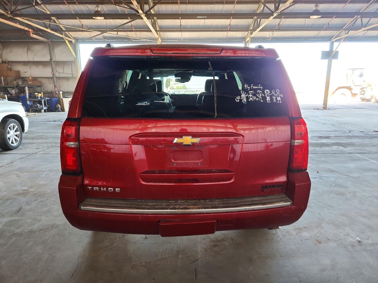 2015 Chevrolet Tahoe C1500 Ltz Red vin: 1GNSCCKC5FR166910