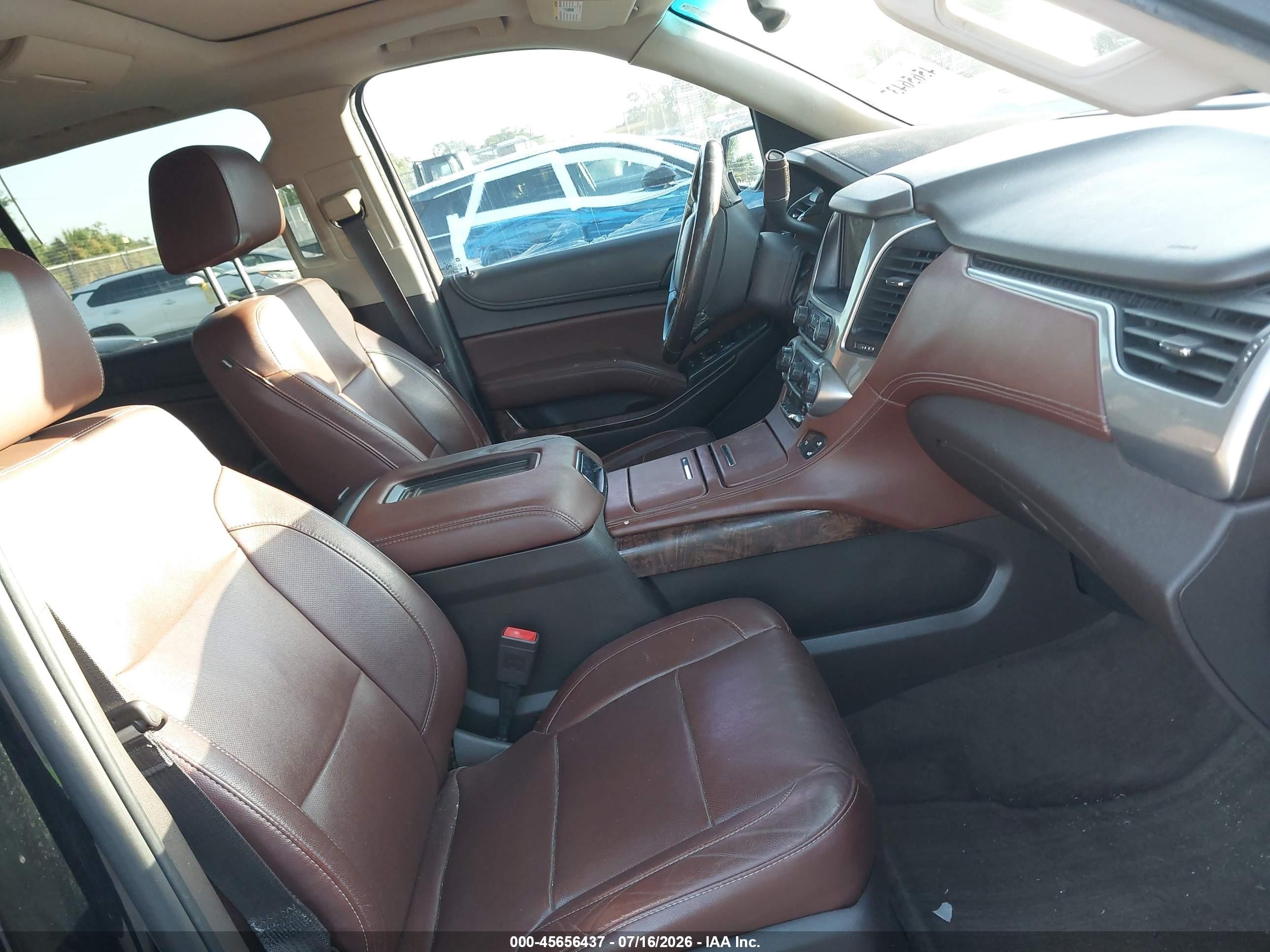2015 Chevrolet Tahoe Ltz Black vin: 1GNSCCKC5FR271902