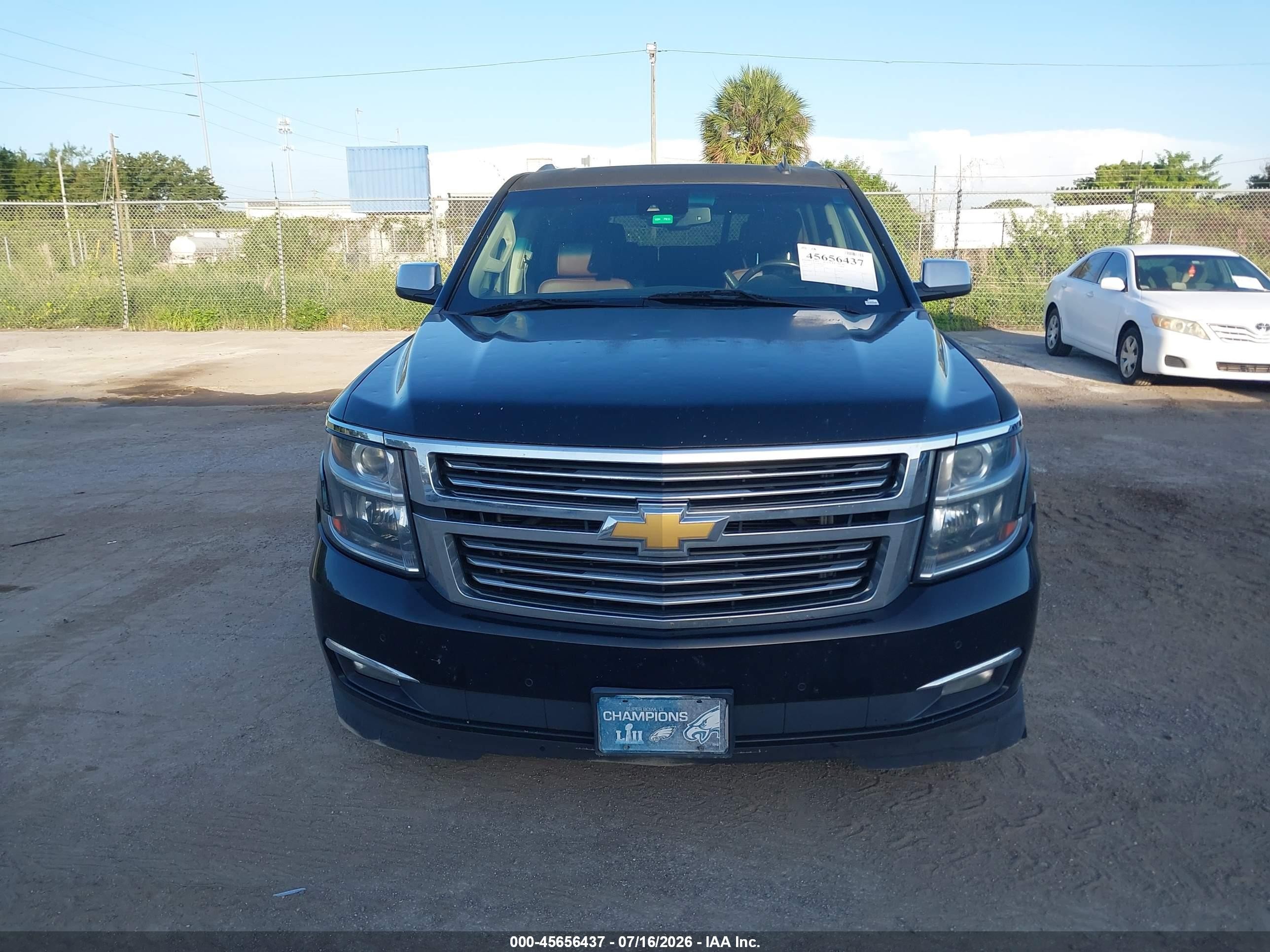 2015 Chevrolet Tahoe Ltz Black vin: 1GNSCCKC5FR271902
