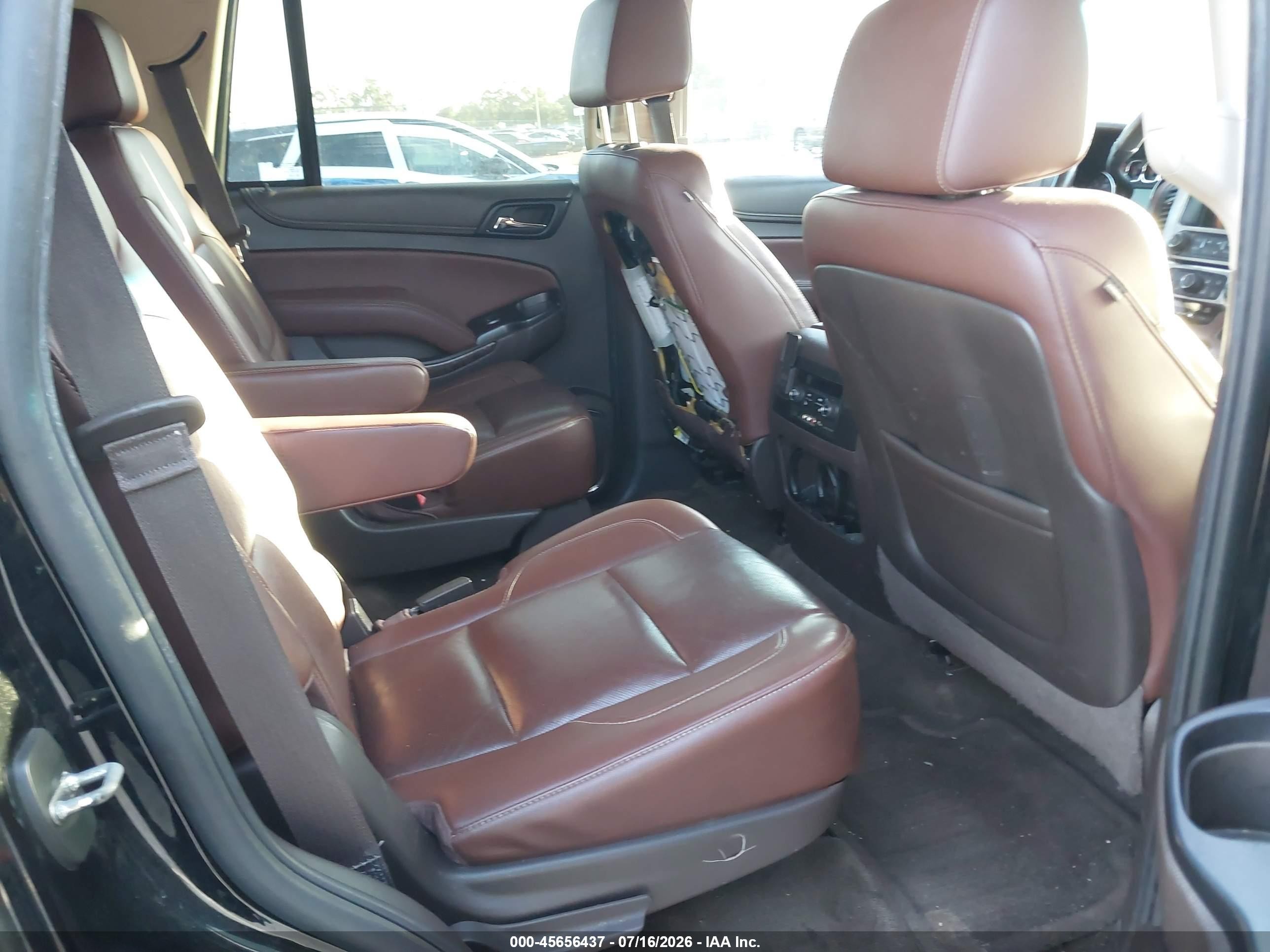 2015 Chevrolet Tahoe Ltz Black vin: 1GNSCCKC5FR271902