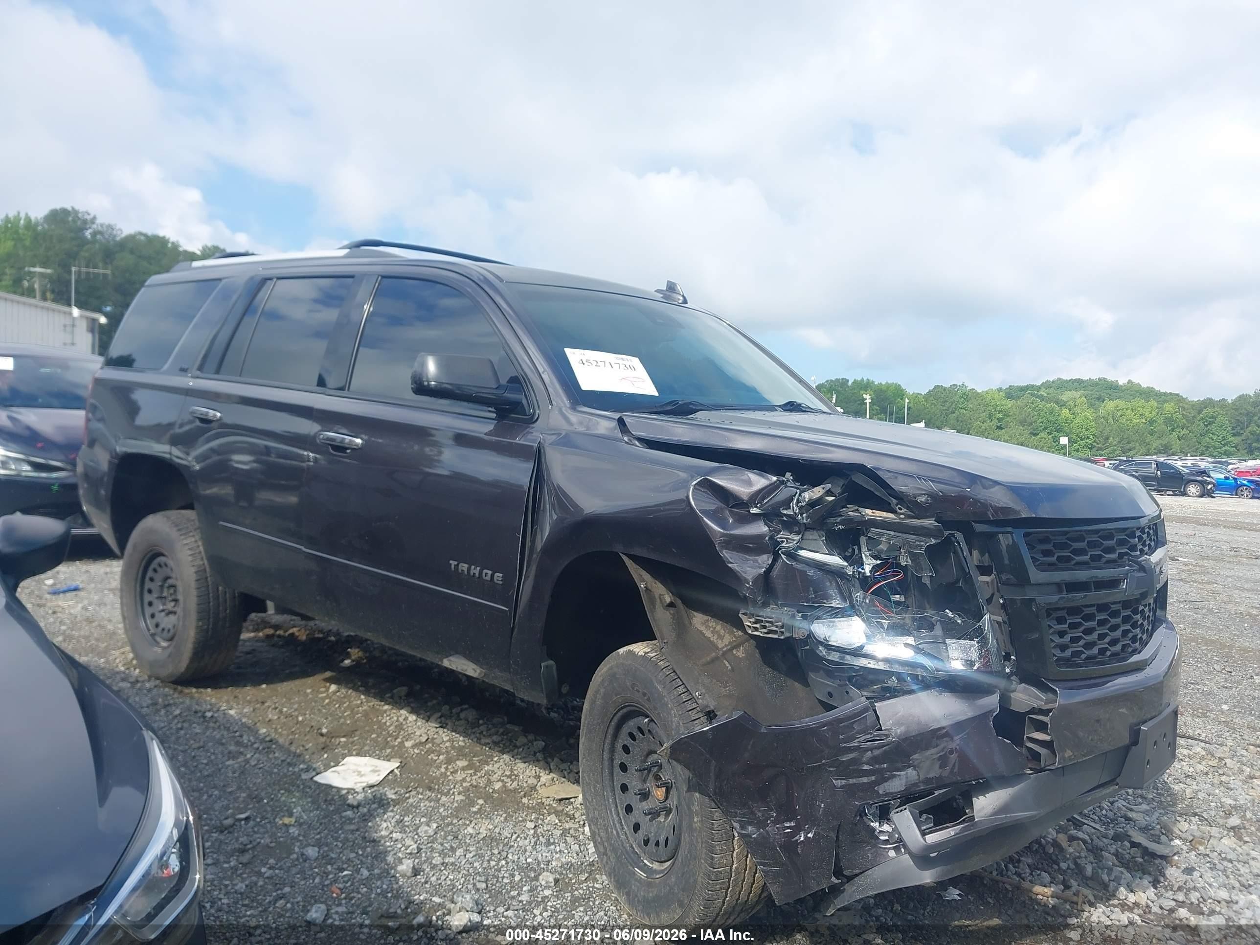 2015 Chevrolet Tahoe Ltz Gray vin: 1GNSCCKC5FR601070