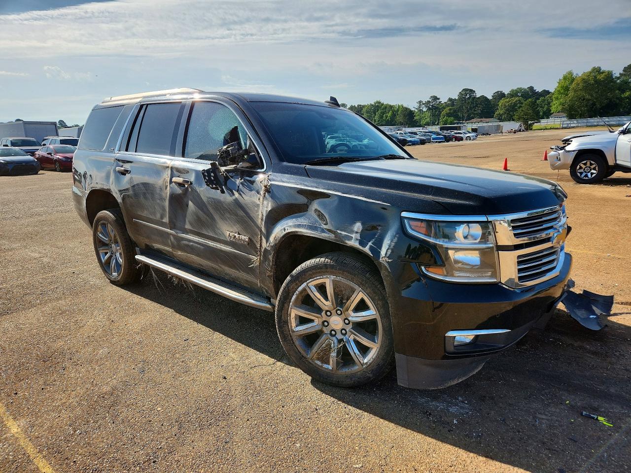 2015 Chevrolet Tahoe C1500 Ltz Black vin: 1GNSCCKC5FR643920