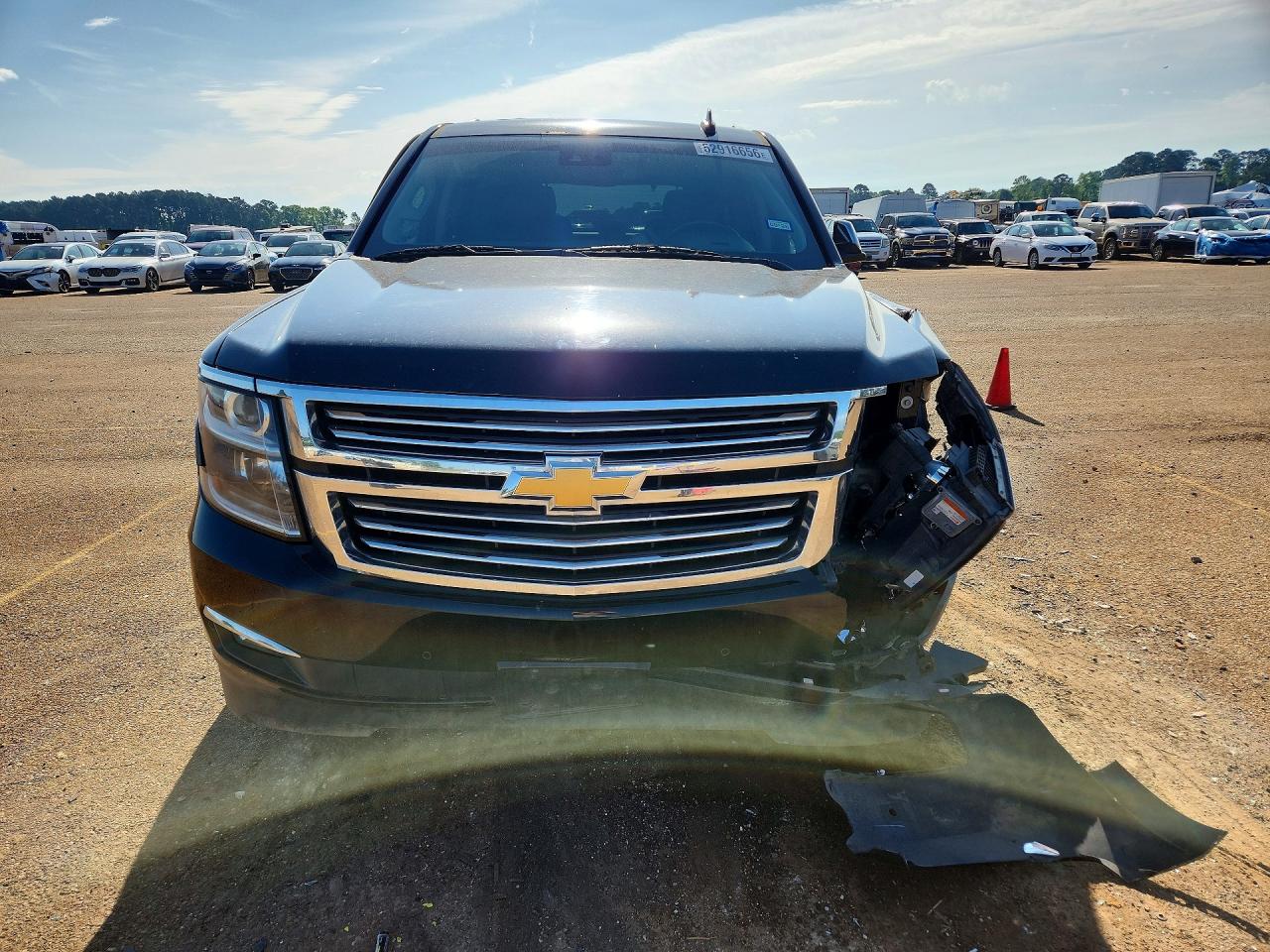 2015 Chevrolet Tahoe C1500 Ltz Black vin: 1GNSCCKC5FR643920