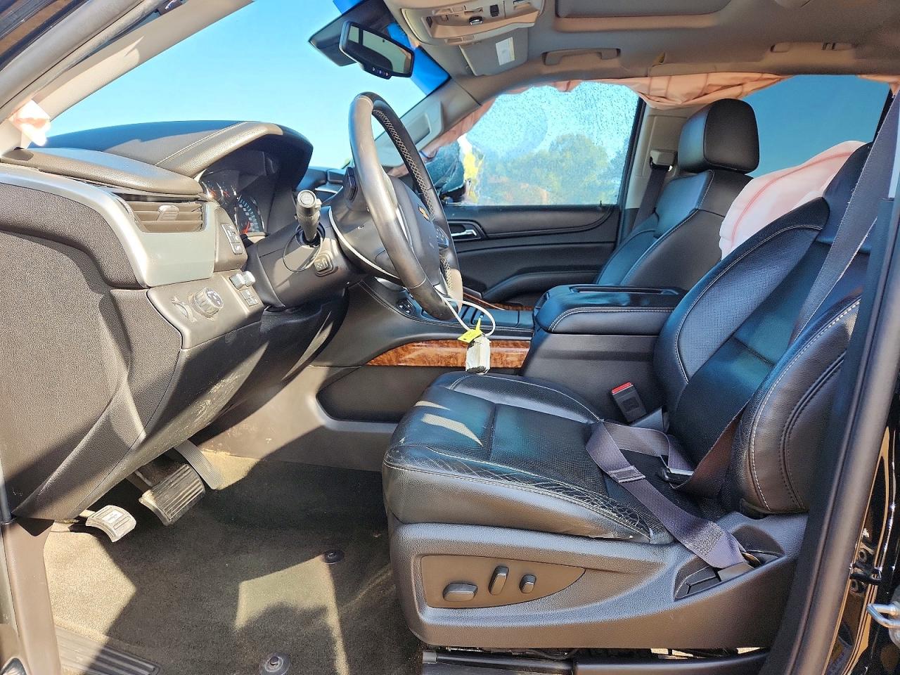 2015 Chevrolet Tahoe C1500 Ltz Black vin: 1GNSCCKC5FR643920
