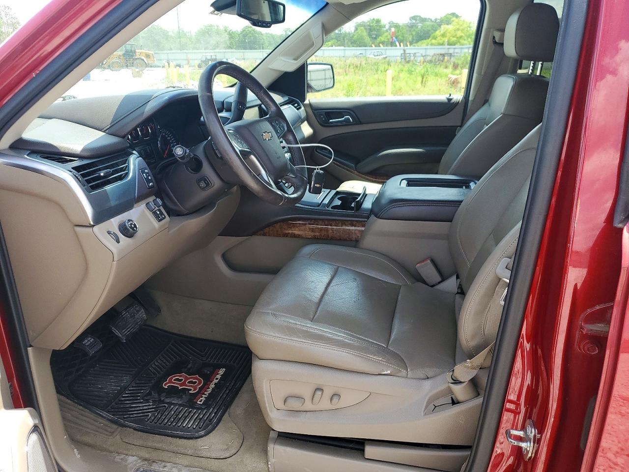 2015 Chevrolet Tahoe C1500 Ltz Red vin: 1GNSCCKC6FR199429