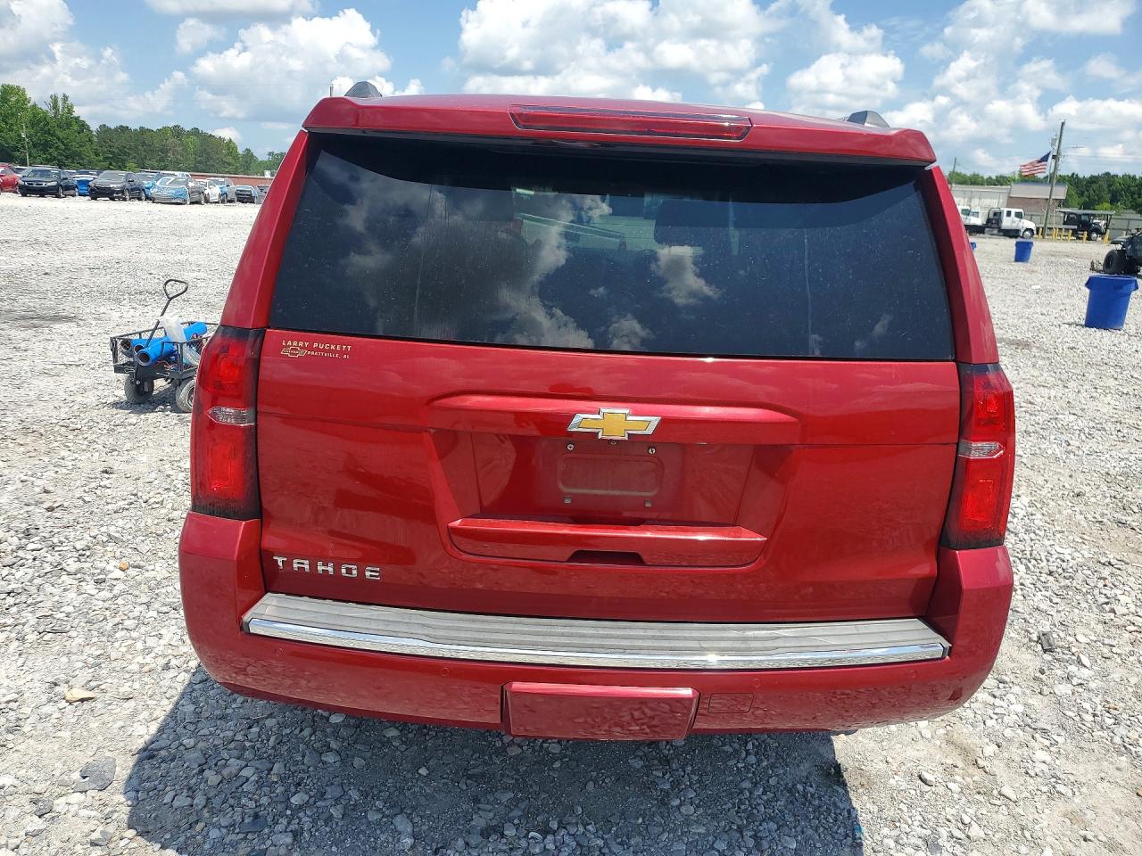 2015 Chevrolet Tahoe C1500 Ltz Red vin: 1GNSCCKC6FR199429