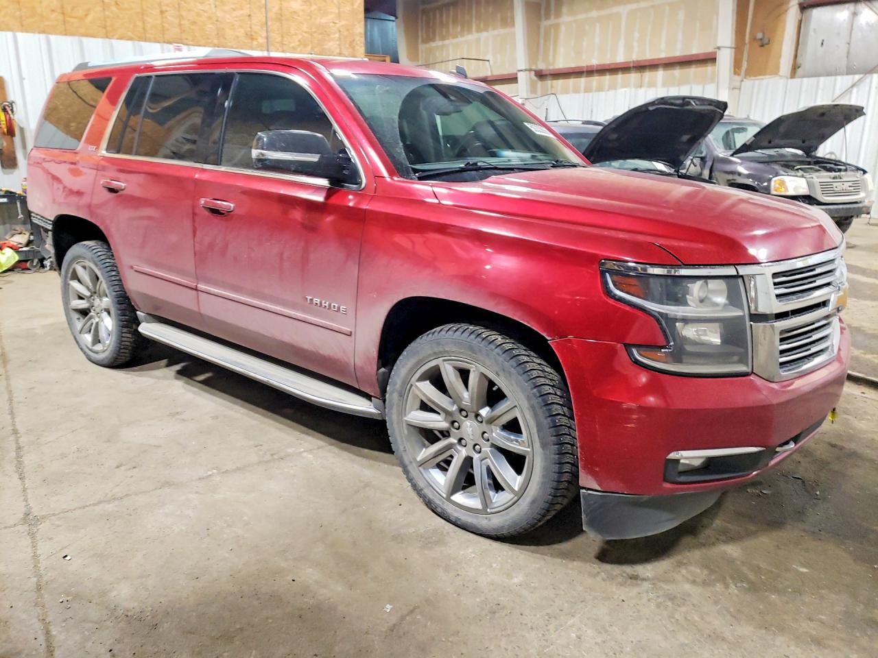 2015 Chevrolet Tahoe C1500 Ltz Red vin: 1GNSCCKC6FR214365