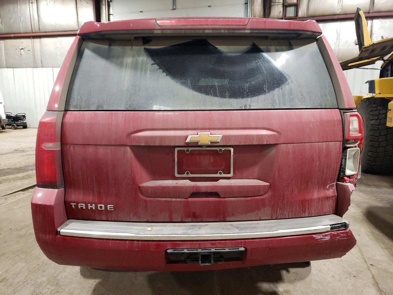 2015 Chevrolet Tahoe C1500 Ltz Red vin: 1GNSCCKC6FR214365