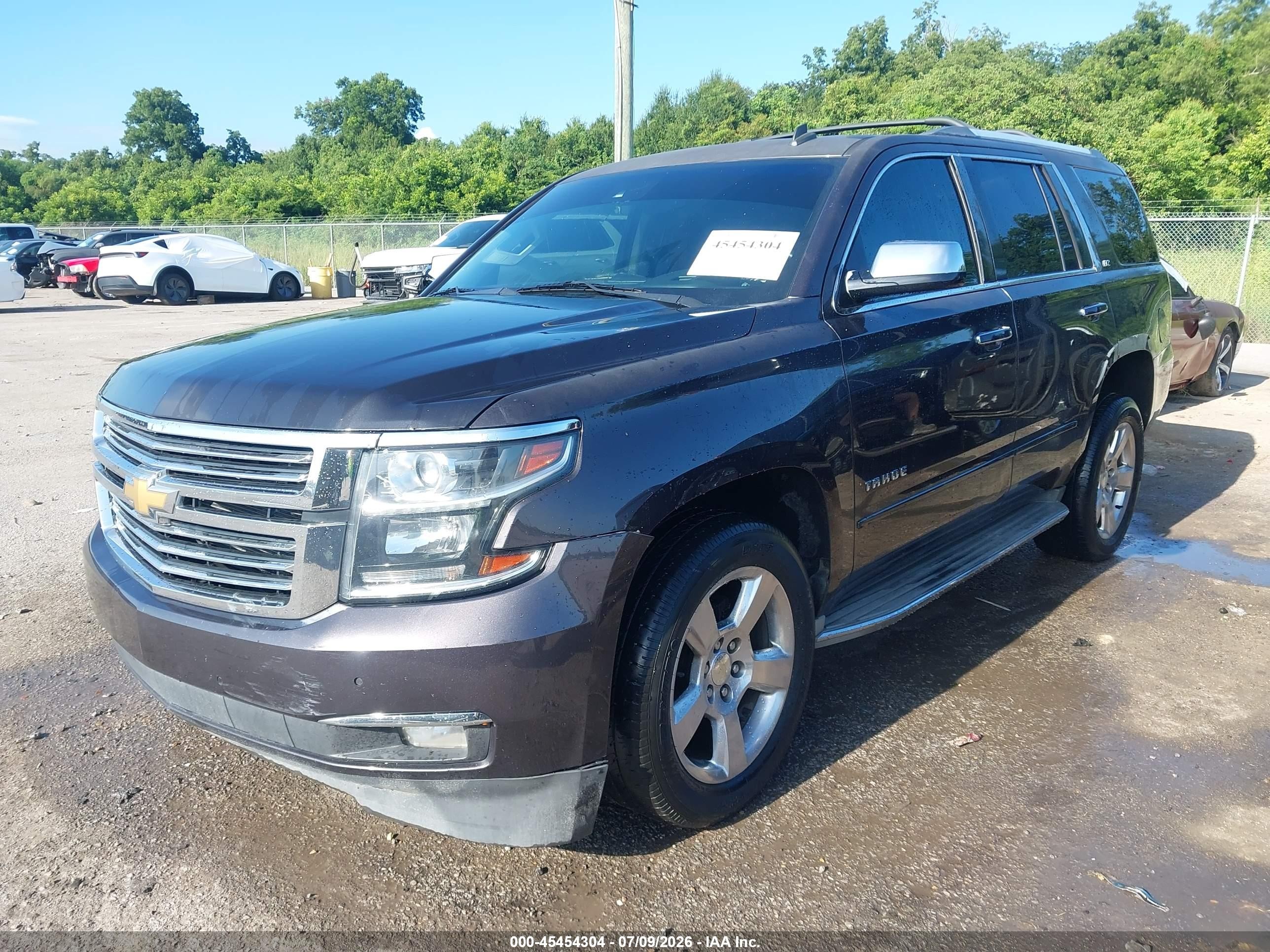 2015 Chevrolet Tahoe Ltz Черный vin: 1GNSCCKC7FR159103