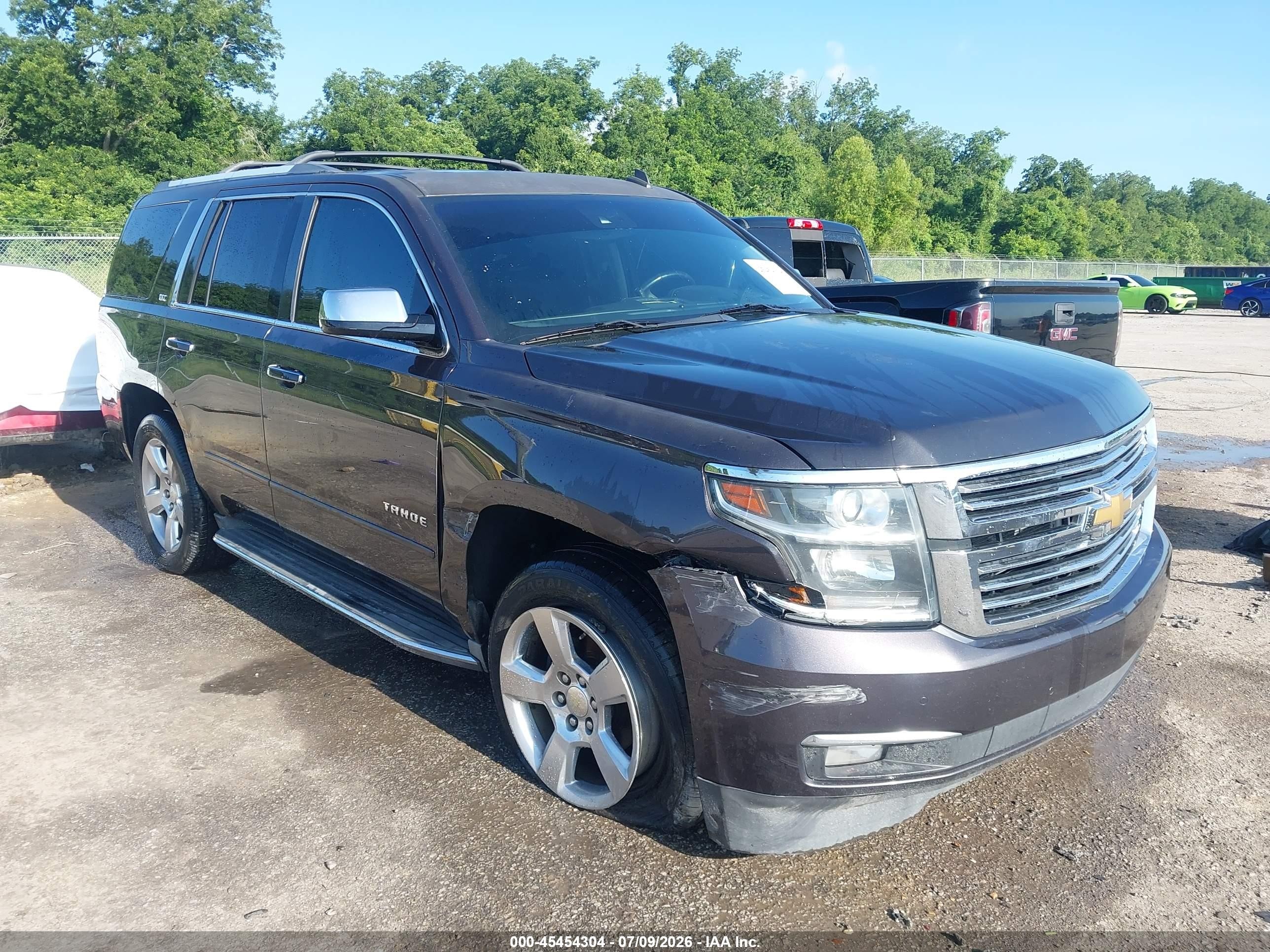 2015 Chevrolet Tahoe Ltz Черный vin: 1GNSCCKC7FR159103