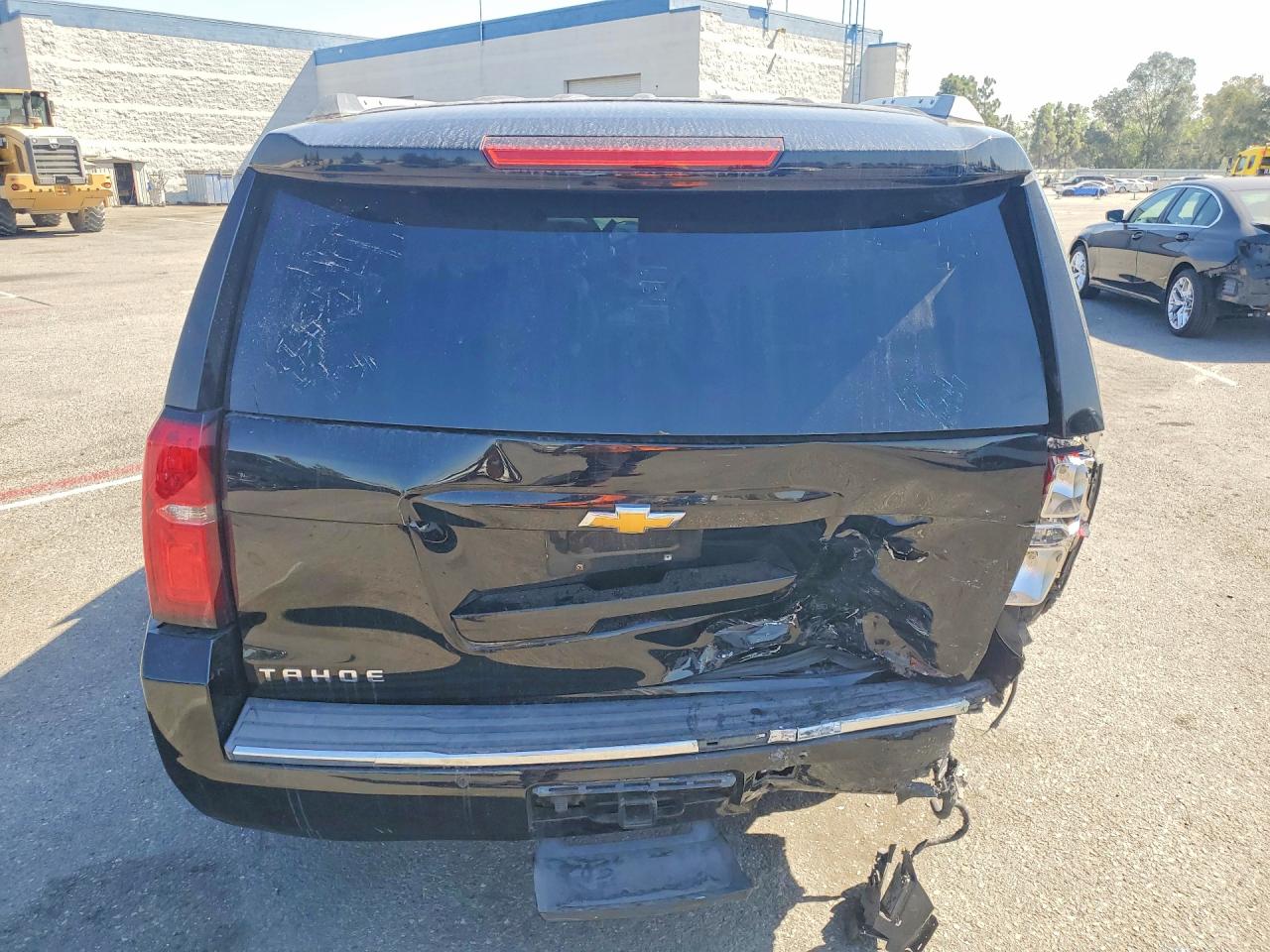 2015 Chevrolet Tahoe C1500 Ltz Black vin: 1GNSCCKC7FR575281
