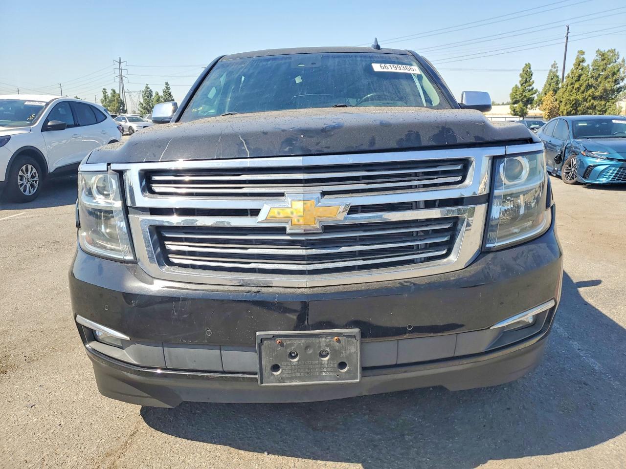 2015 Chevrolet Tahoe C1500 Ltz Black vin: 1GNSCCKC7FR575281