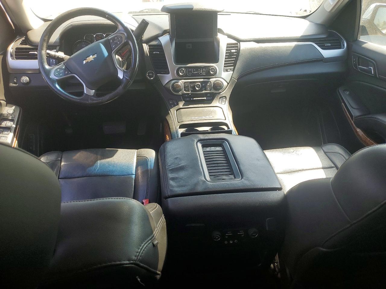 2015 Chevrolet Tahoe C1500 Ltz Black vin: 1GNSCCKC7FR575281