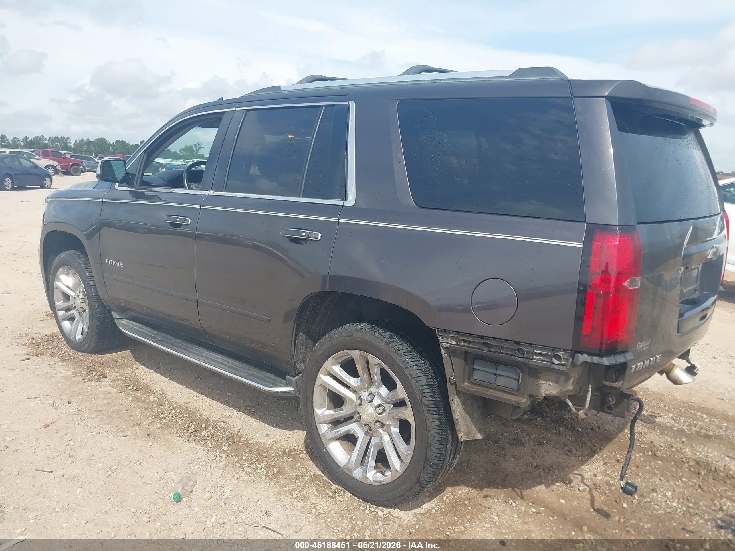 2015 Chevrolet Tahoe Ltz Gray vin: 1GNSCCKC7FR738818