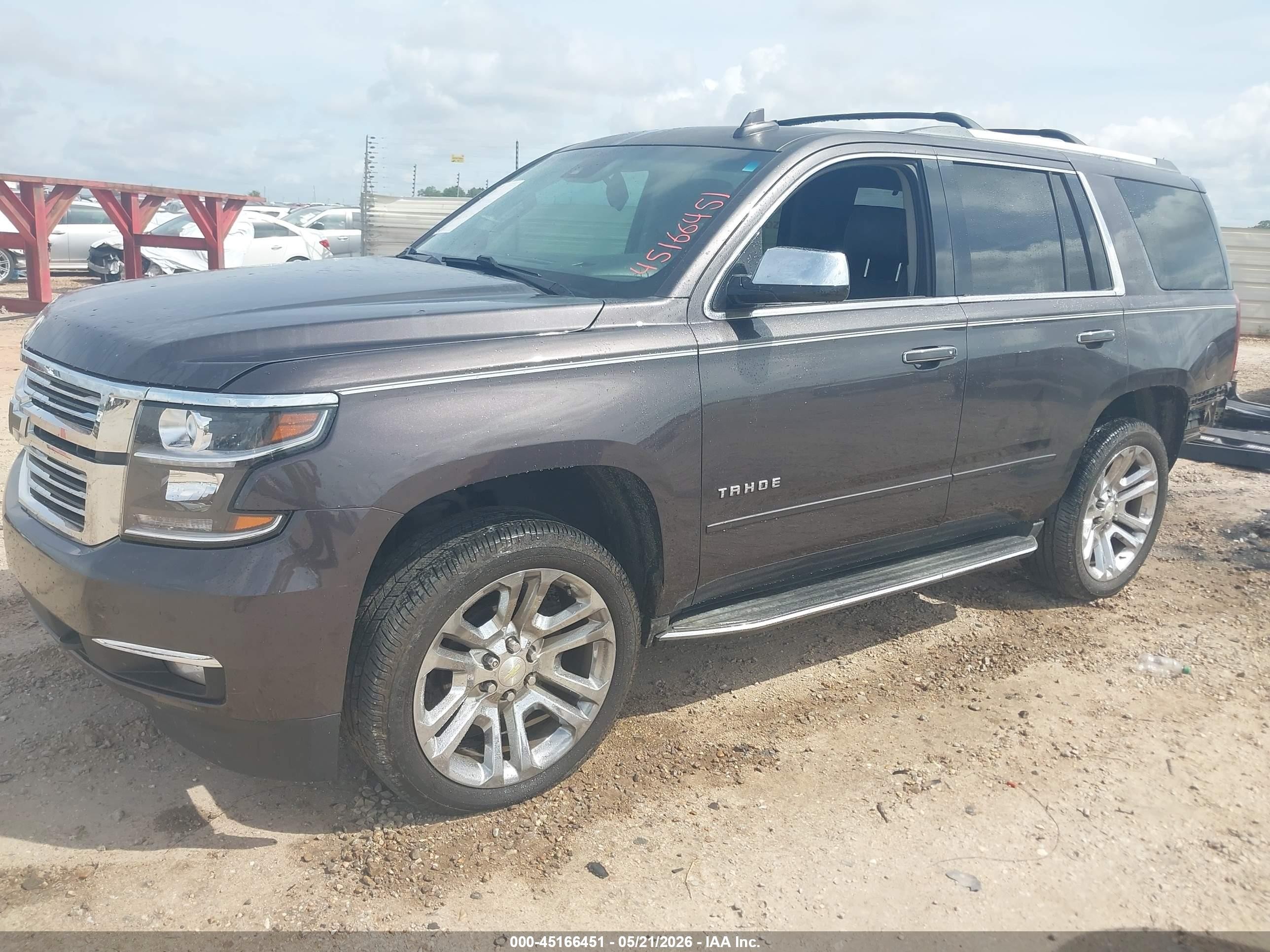 2015 Chevrolet Tahoe Ltz Gray vin: 1GNSCCKC7FR738818