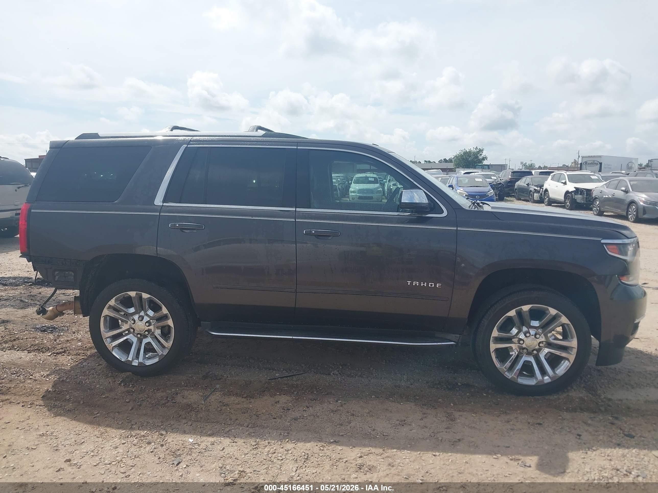 2015 Chevrolet Tahoe Ltz Gray vin: 1GNSCCKC7FR738818