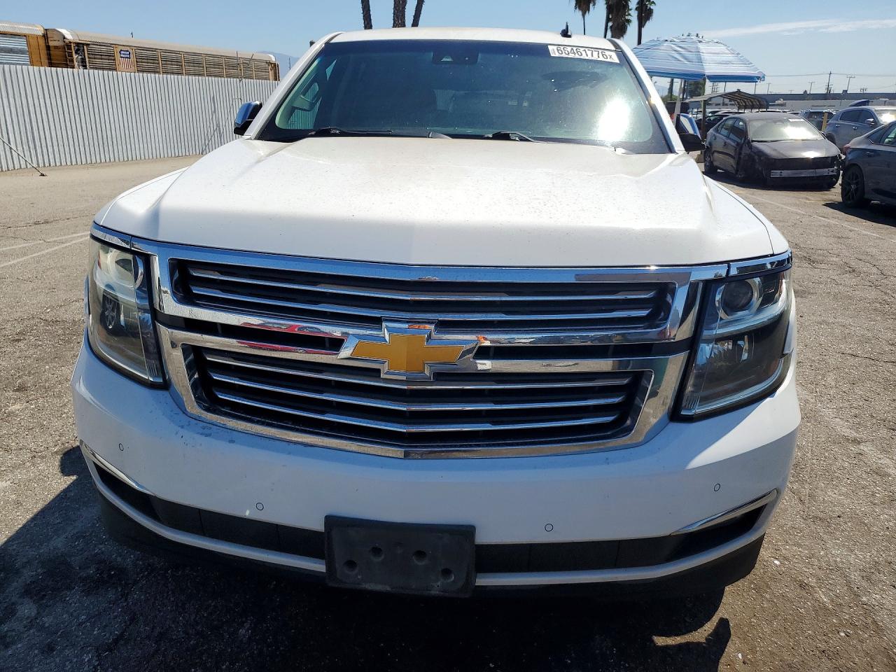 2015 Chevrolet Tahoe C1500 Ltz White vin: 1GNSCCKC8FR185564
