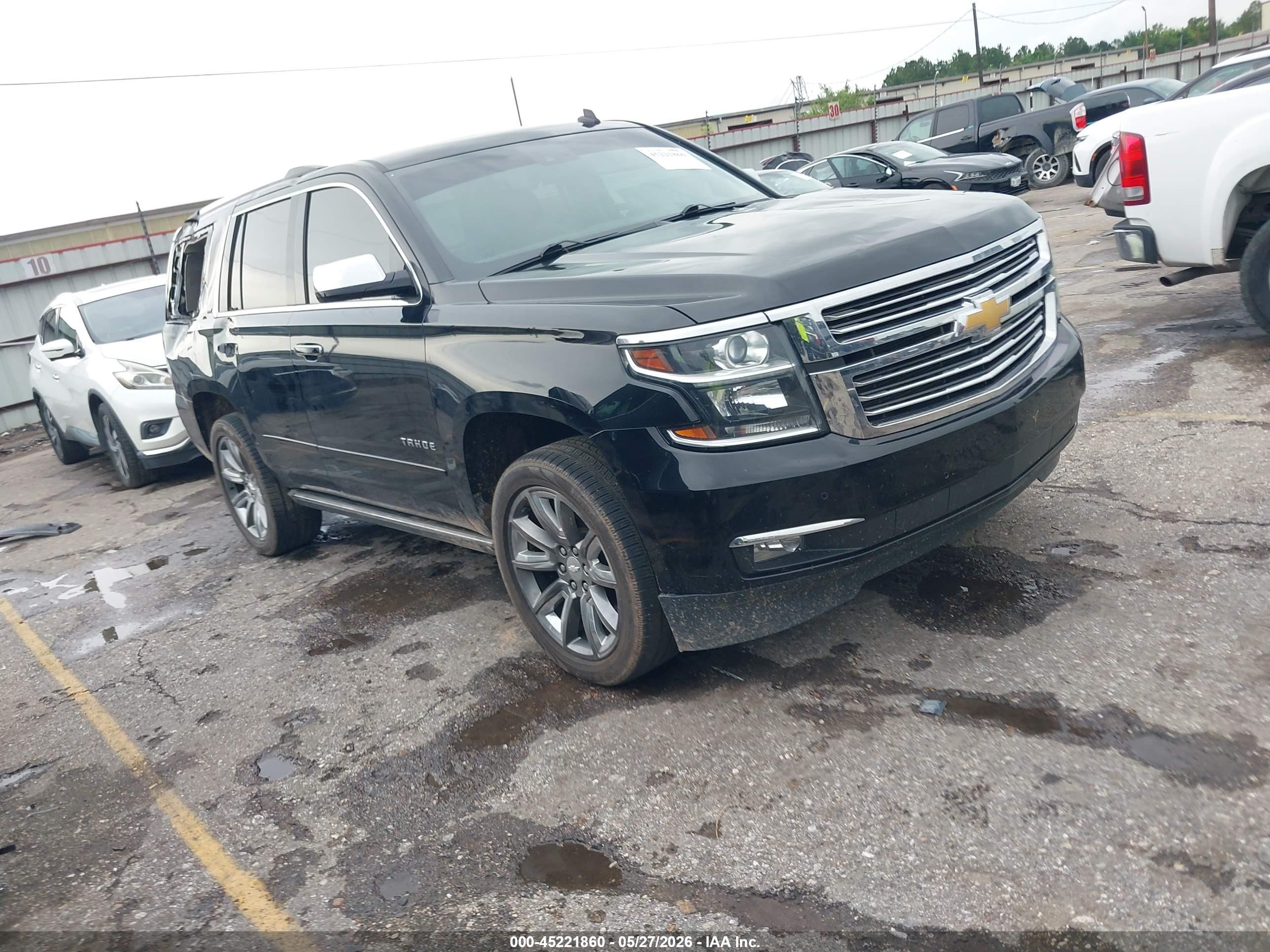2015 Chevrolet Tahoe Ltz Black vin: 1GNSCCKC9FR153982