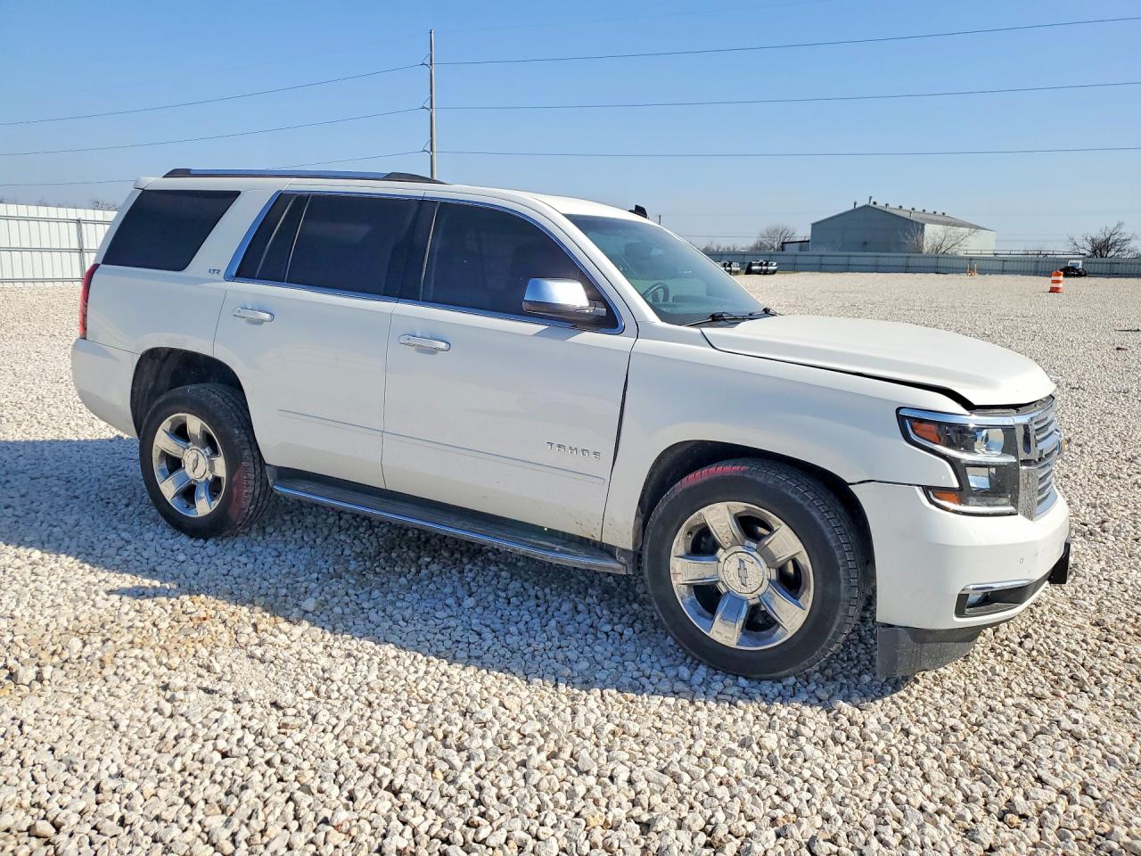 2015 Chevrolet Tahoe C1500 Ltz Белый vin: 1GNSCCKC9FR217874