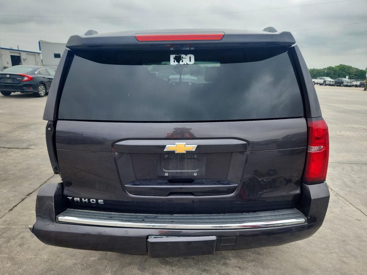 2015 Chevrolet Tahoe C1500 Ltz Gray vin: 1GNSCCKC9FR730249