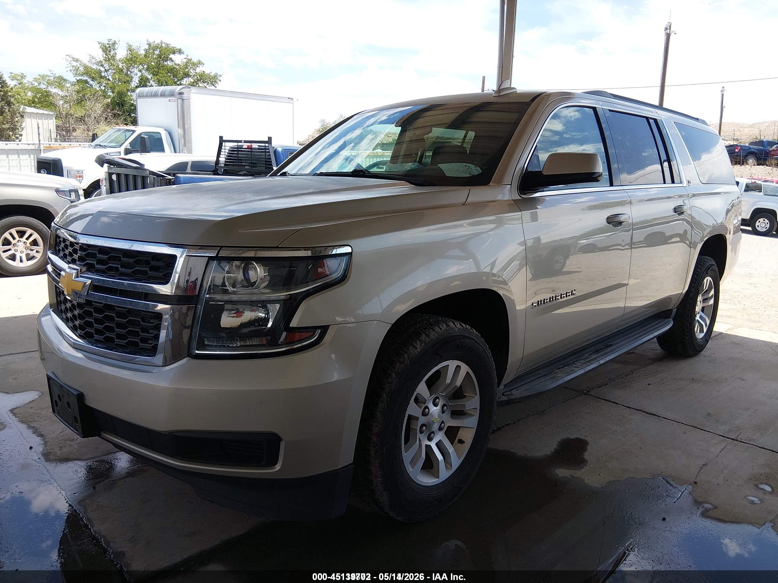 2015 Chevrolet Suburban 1500 Ls Champagne vin: 1GNSCHEC4FR680479