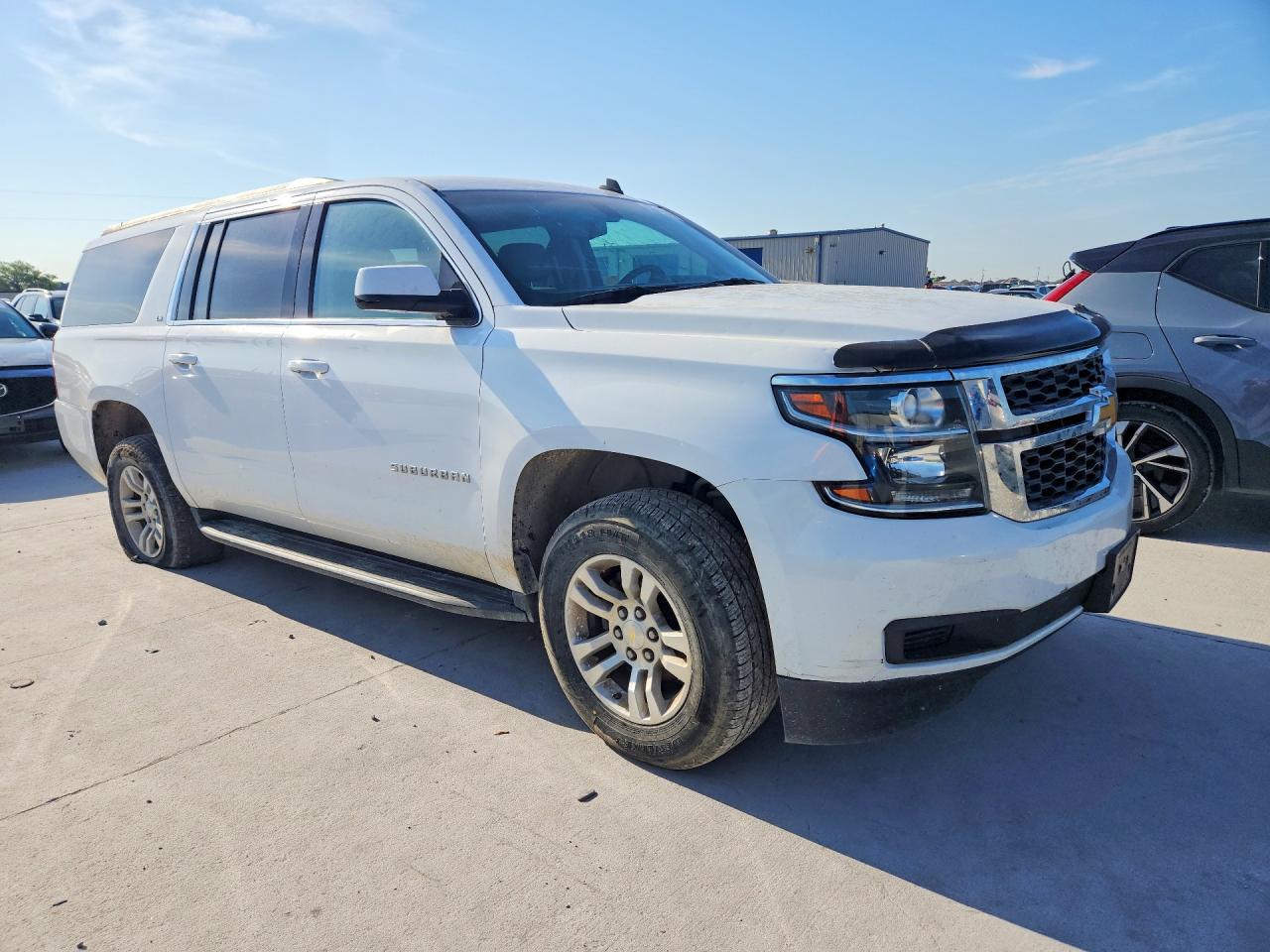 2015 Chevrolet Suburban C1500 Ls White vin: 1GNSCHEC5FR247561