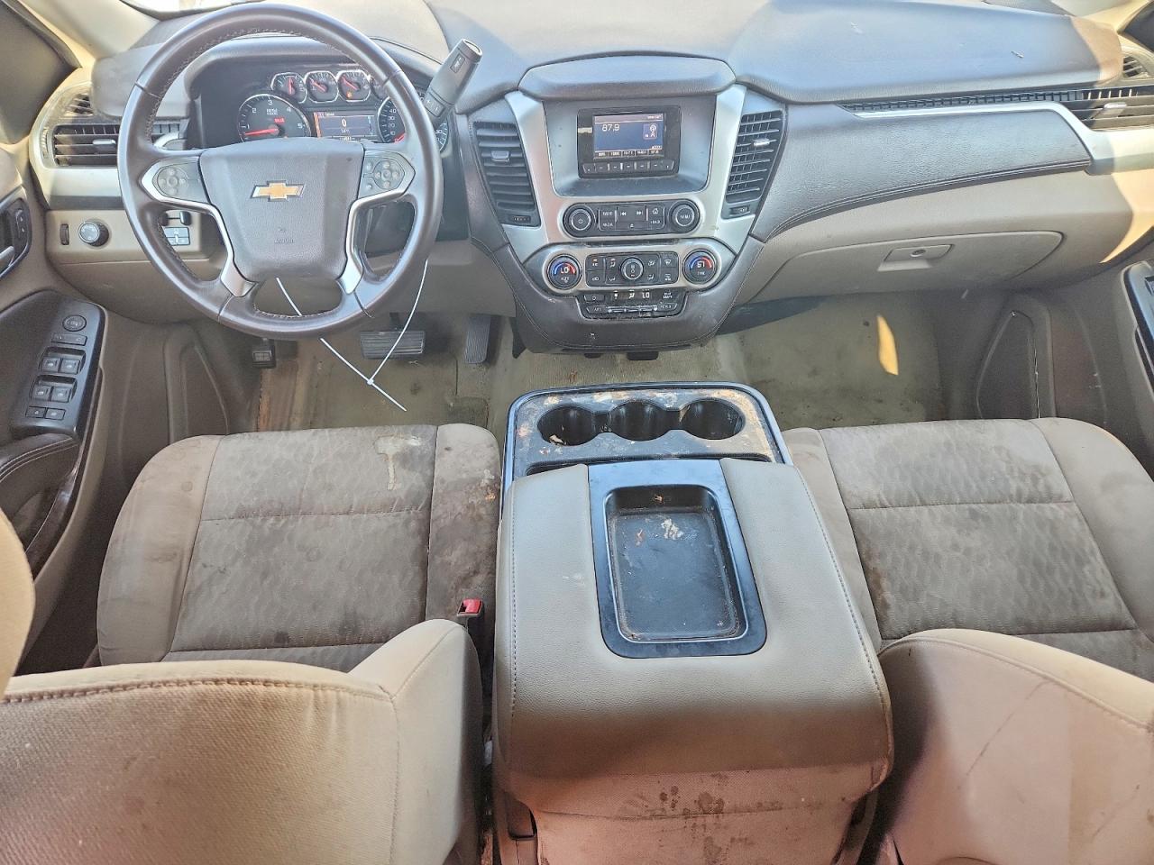 2015 Chevrolet Suburban C1500 Ls White vin: 1GNSCHEC5FR247561