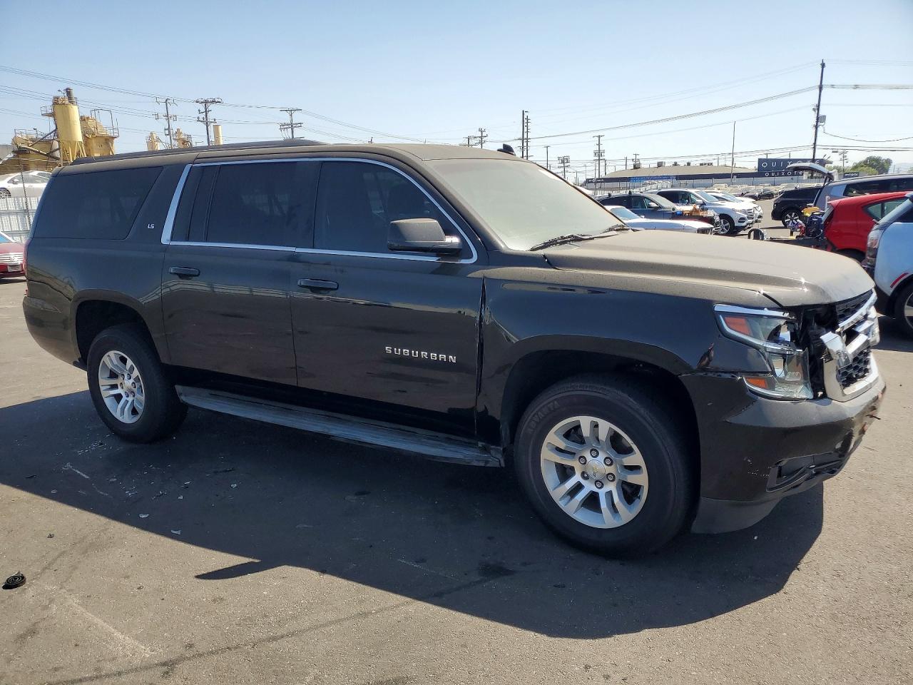 2015 Chevrolet Suburban C1500 Ls Black vin: 1GNSCHKC0FR156816
