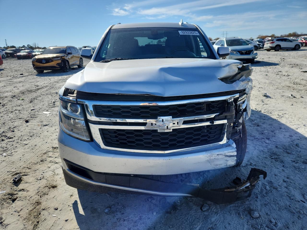 2015 Chevrolet Suburban C1500 Ls Silver vin: 1GNSCHKC2FR665709
