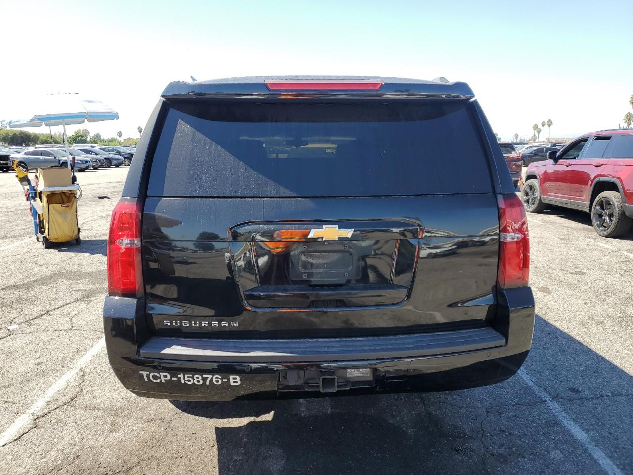2015 Chevrolet Suburban C1500 Ls Black vin: 1GNSCHKC5FR162563