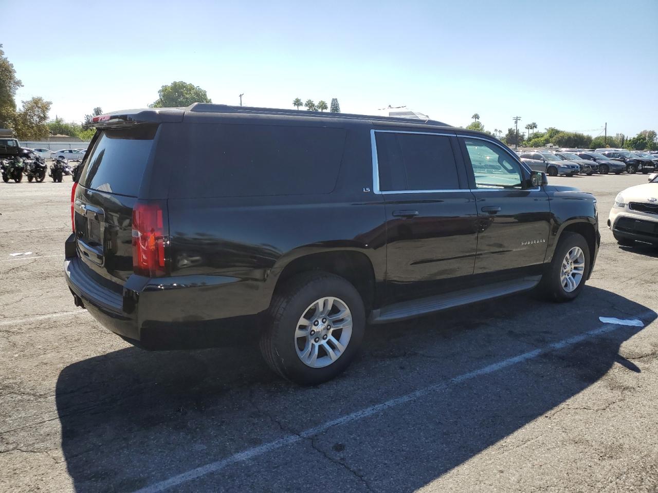 2015 Chevrolet Suburban C1500 Ls Black vin: 1GNSCHKC5FR162563