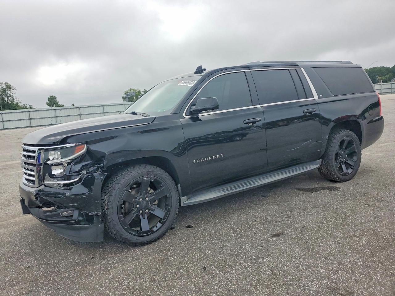 2016 Chevrolet Suburban C1500 Lt Black vin: 1GNSCHKC5GR293011