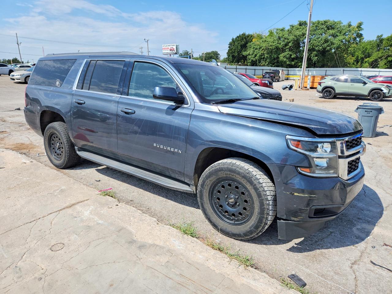 2020 Chevrolet Suburban C1500 Lt Серый vin: 1GNSCHKC8LR153450