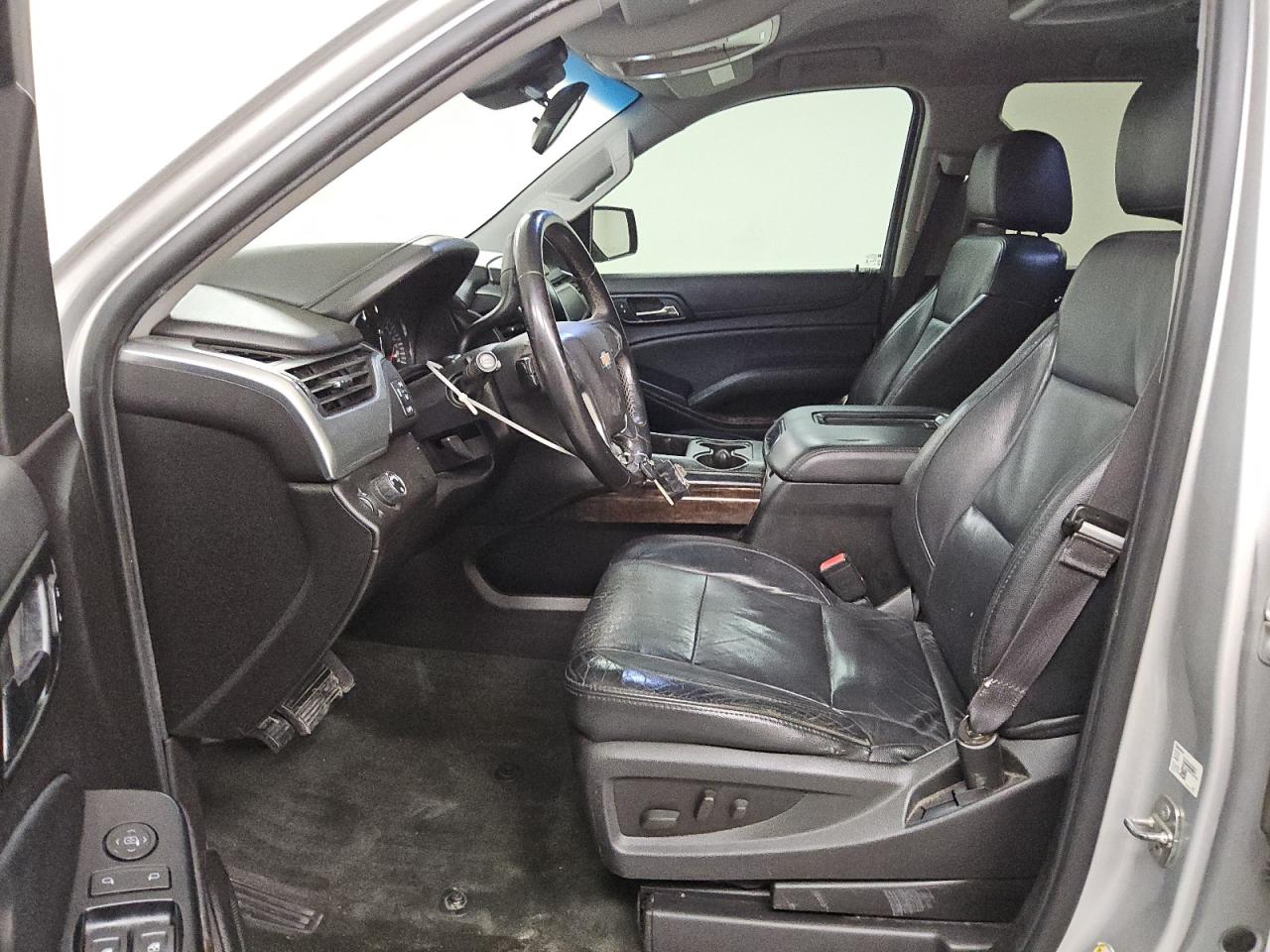 2015 Chevrolet Suburban C1500 Ls Silver vin: 1GNSCHKCXFR138517 Damage: Left Front Seat, Torn, 1/2 To 1 Inch