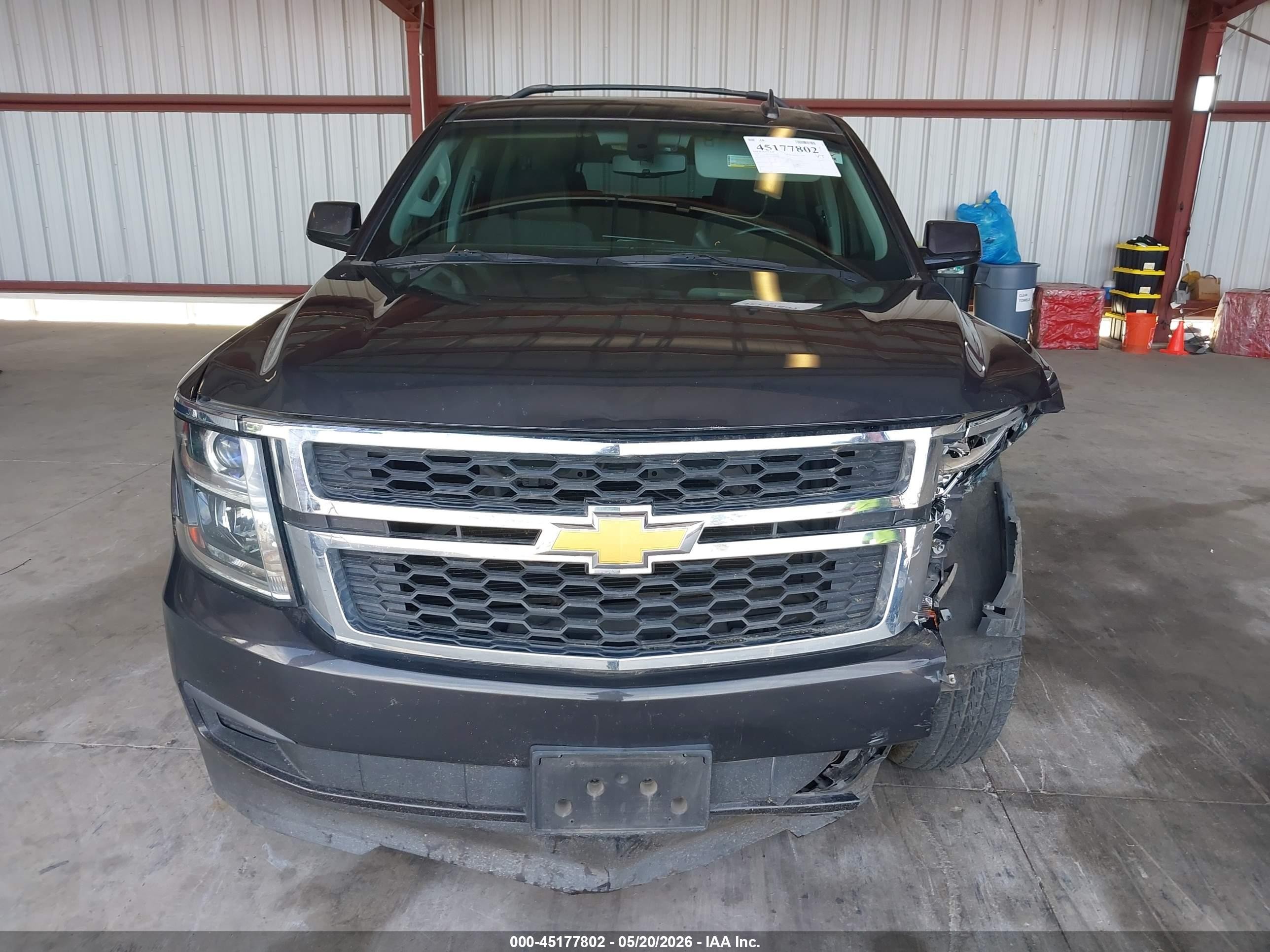 2015 Chevrolet Suburban 1500 Ls Черный vin: 1GNSCHKCXFR677624