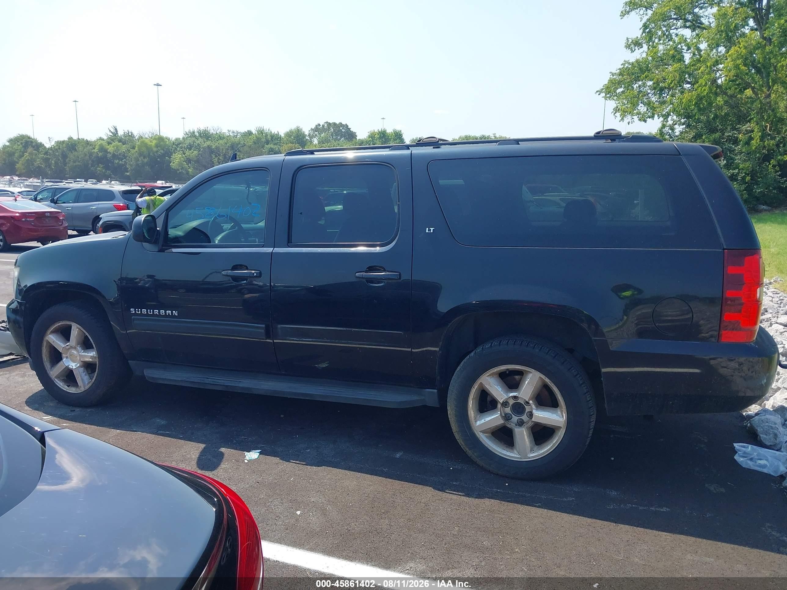 2012 Chevrolet Suburban Lt Черный vin: 1GNSCJE00CR205484