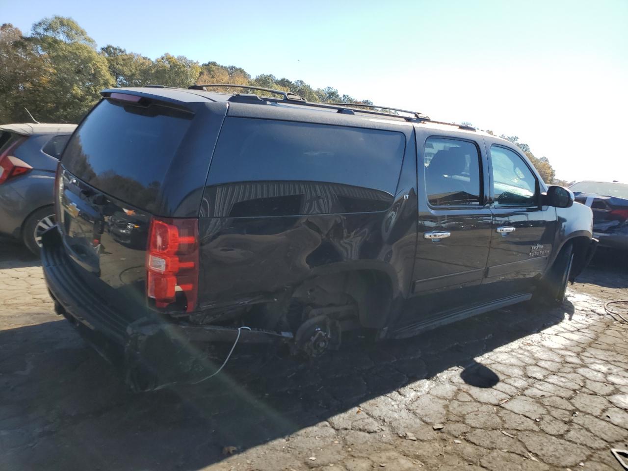 2014 Chevrolet Suburban C1500 Lt Black vin: 1GNSCJE01ER139059