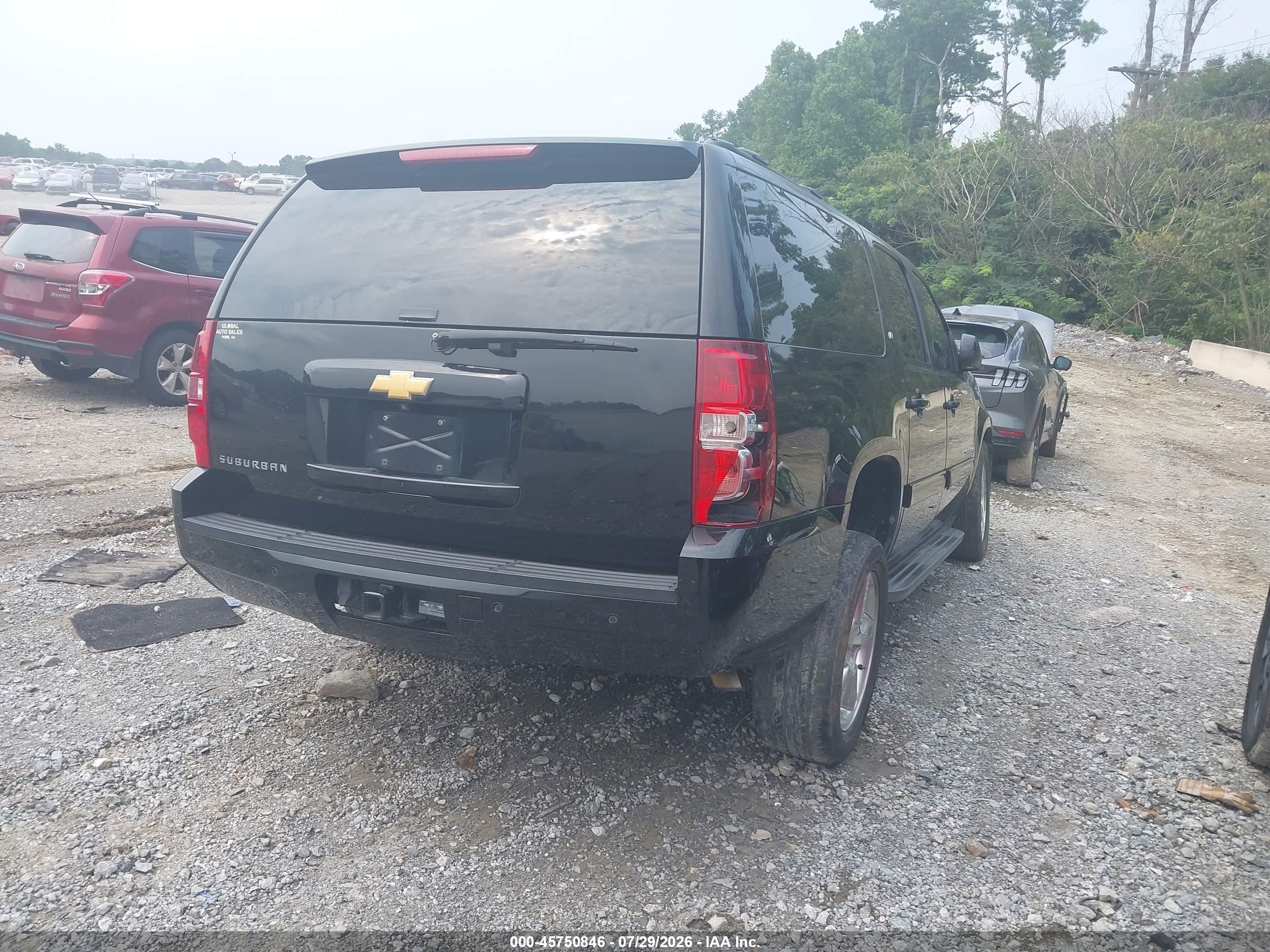 2013 Chevrolet Suburban Lt Black vin: 1GNSCJE05DR373543