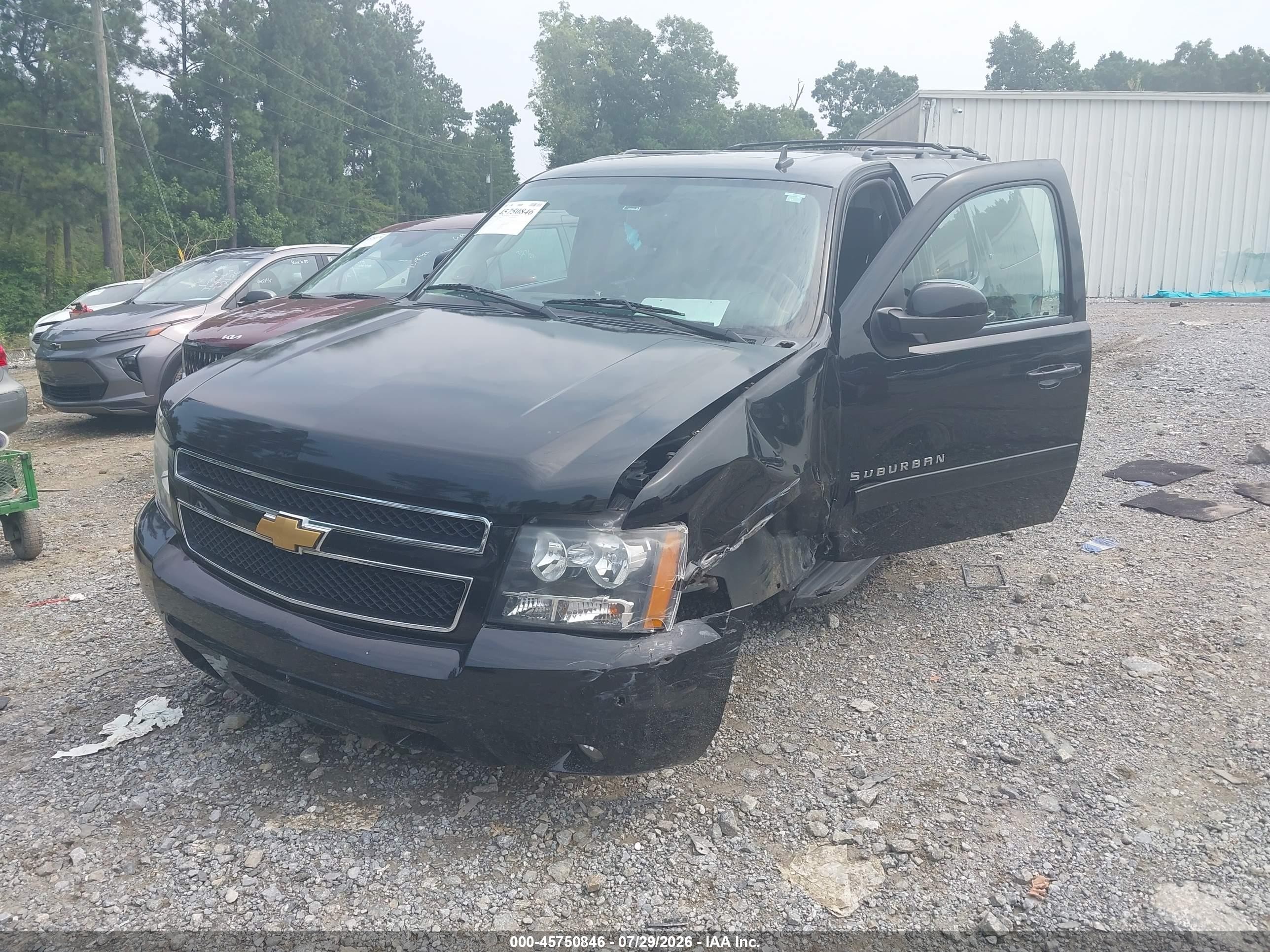 2013 Chevrolet Suburban Lt Black vin: 1GNSCJE05DR373543