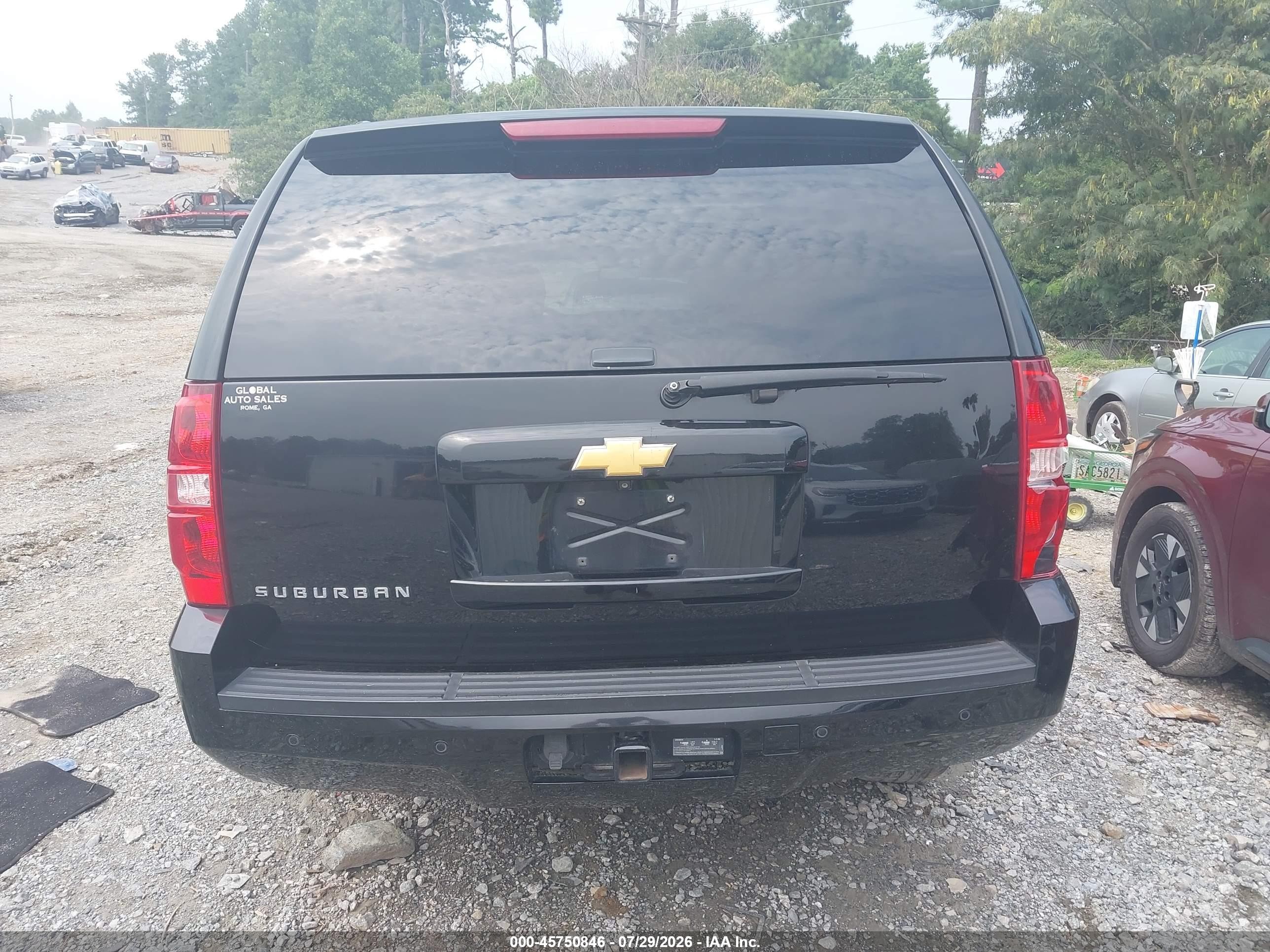2013 Chevrolet Suburban Lt Black vin: 1GNSCJE05DR373543