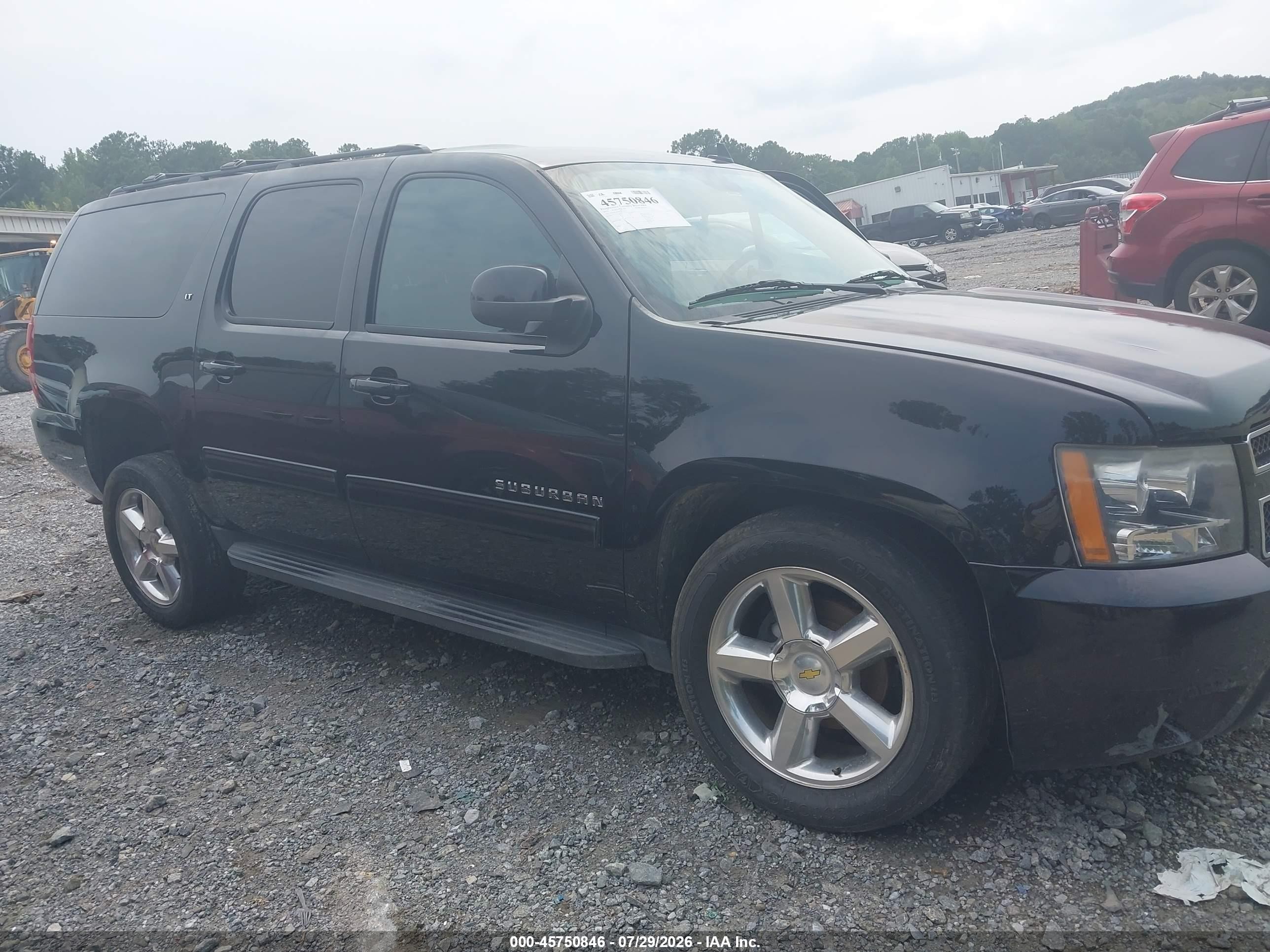 2013 Chevrolet Suburban Lt Black vin: 1GNSCJE05DR373543
