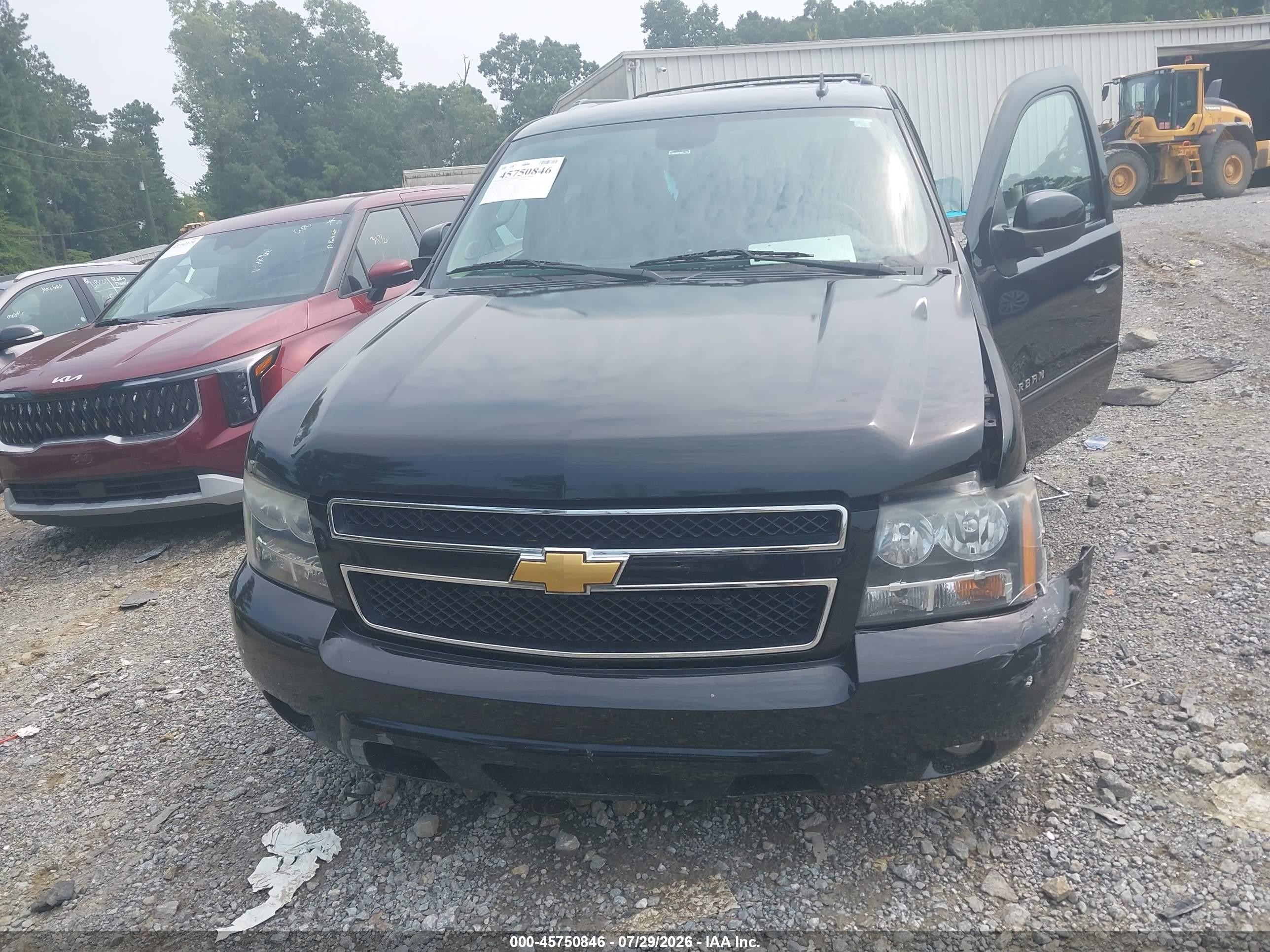 2013 Chevrolet Suburban Lt Black vin: 1GNSCJE05DR373543