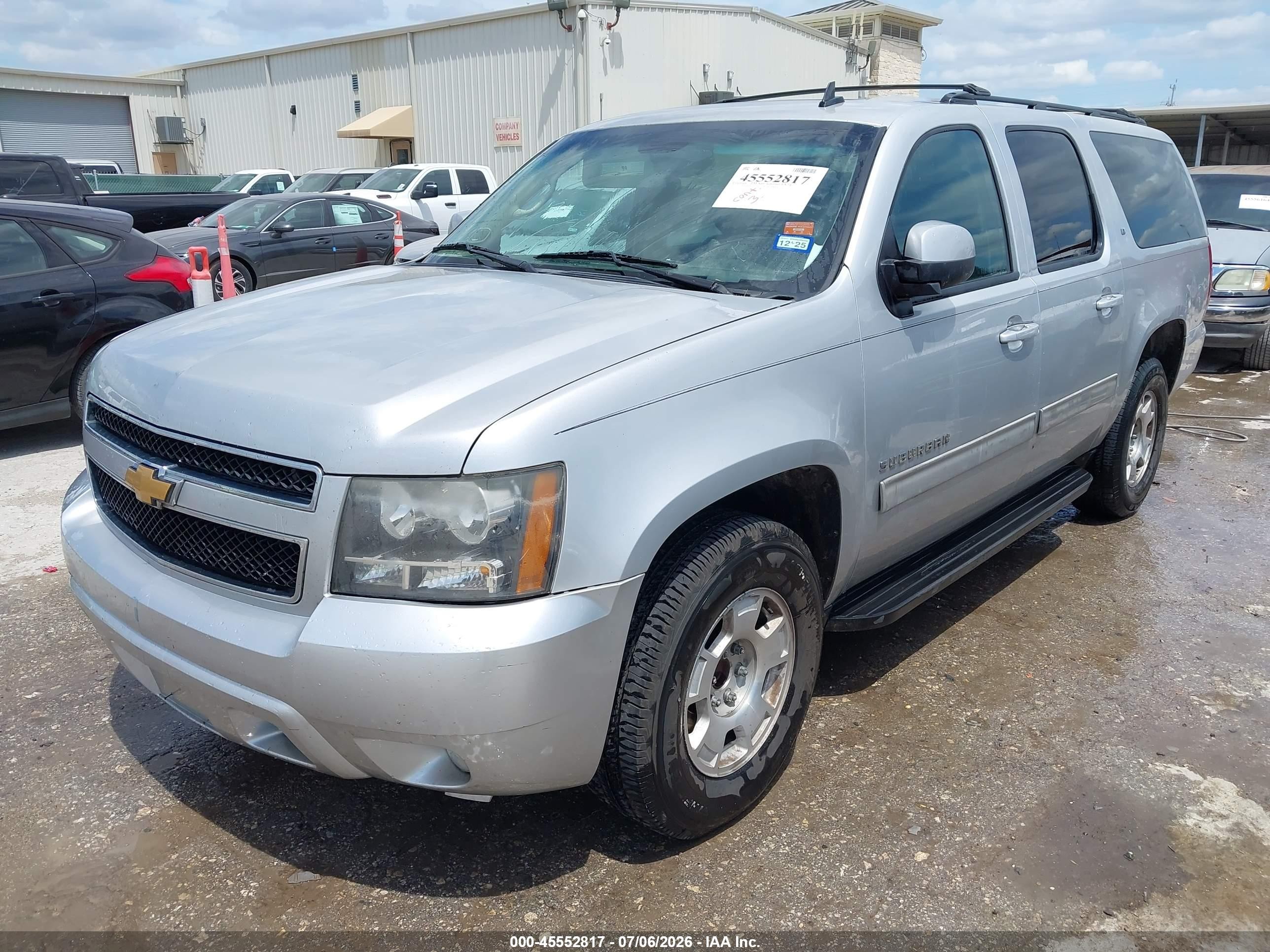 2014 Chevrolet Suburban 1500 Lt Silver vin: 1GNSCJE05ER123205