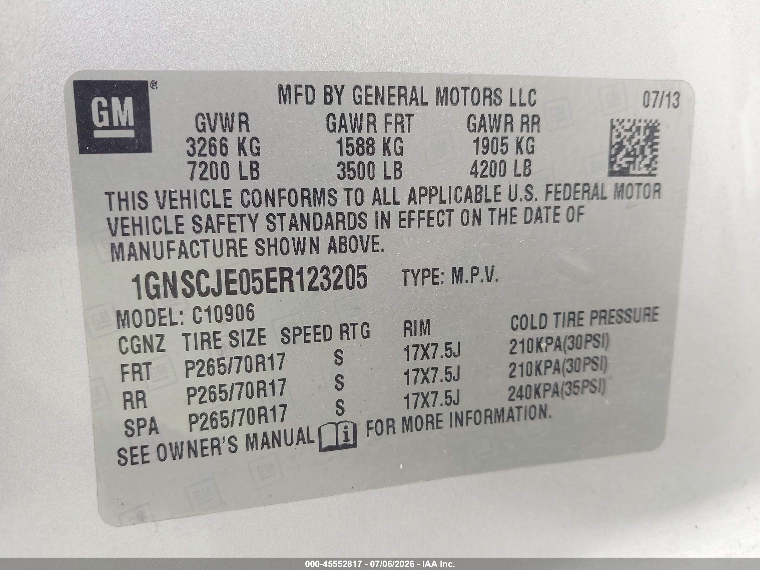 2014 Chevrolet Suburban 1500 Lt Silver vin: 1GNSCJE05ER123205