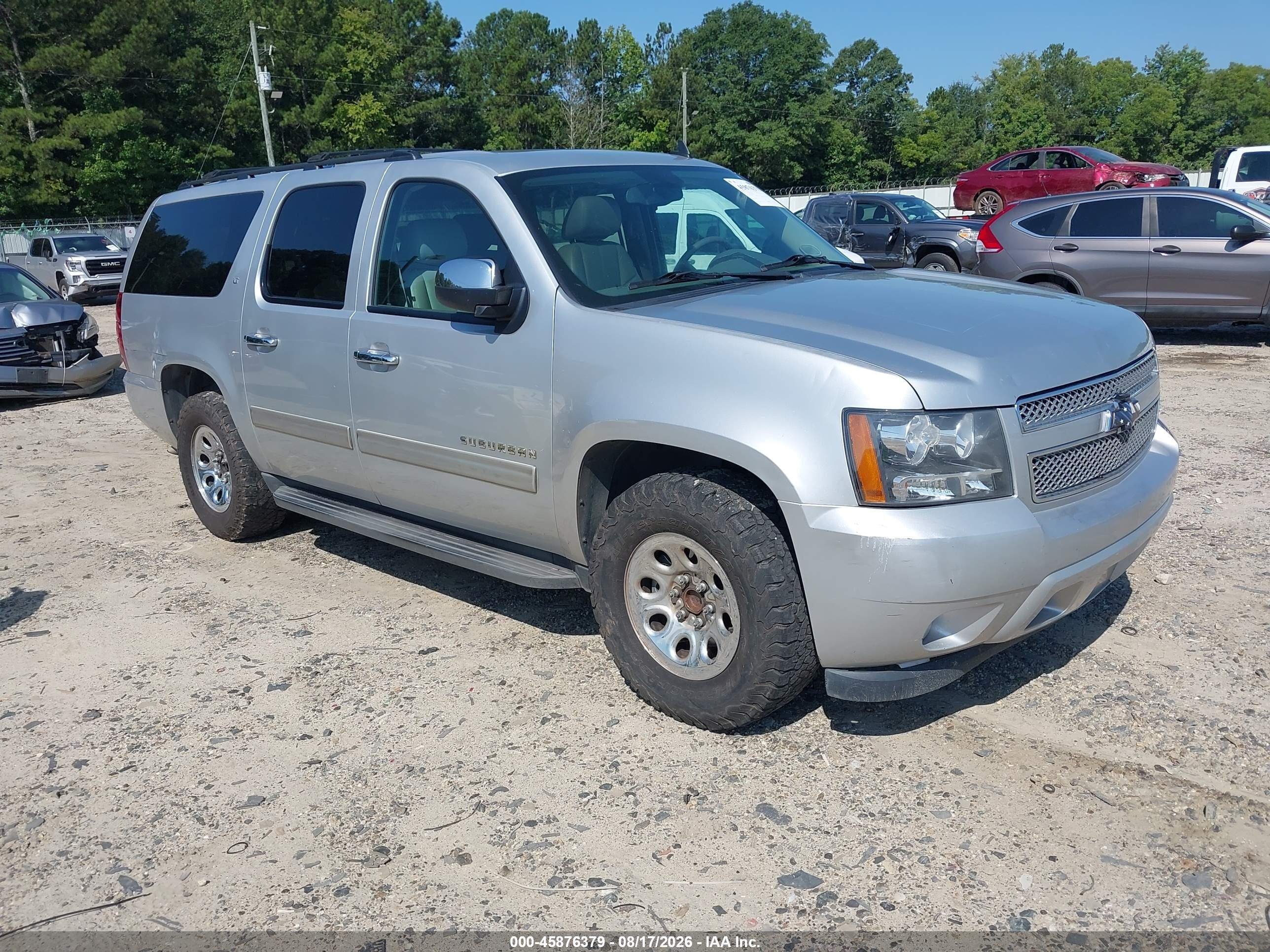 2012 Chevrolet Suburban Lt Silver vin: 1GNSCJE06CR204730