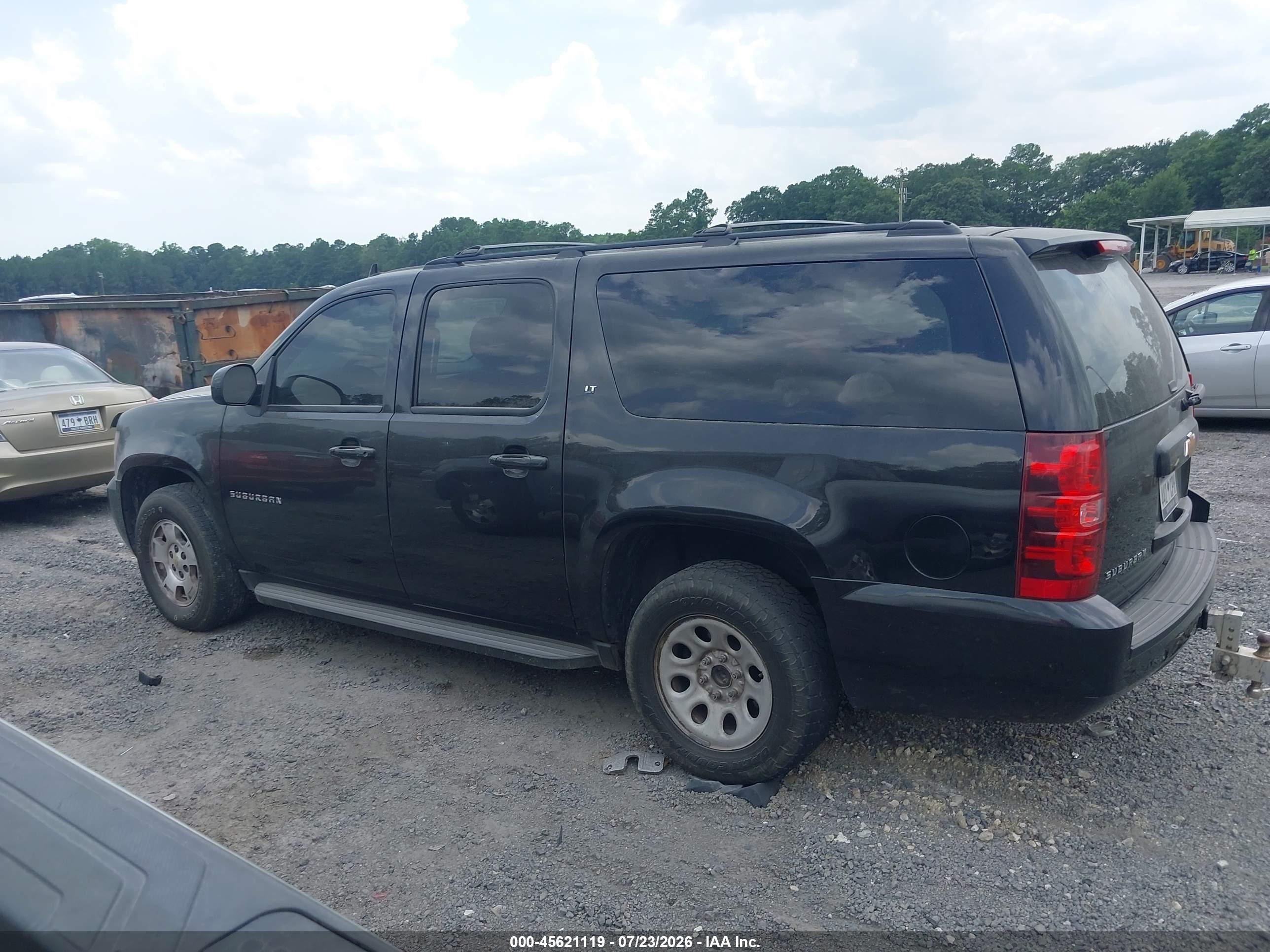 2014 Chevrolet Suburban Lt Black vin: 1GNSCJE06ER233129