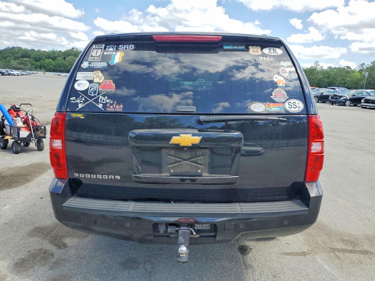 2014 Chevrolet Suburban C1500 Lt Black vin: 1GNSCJE07ER229669
