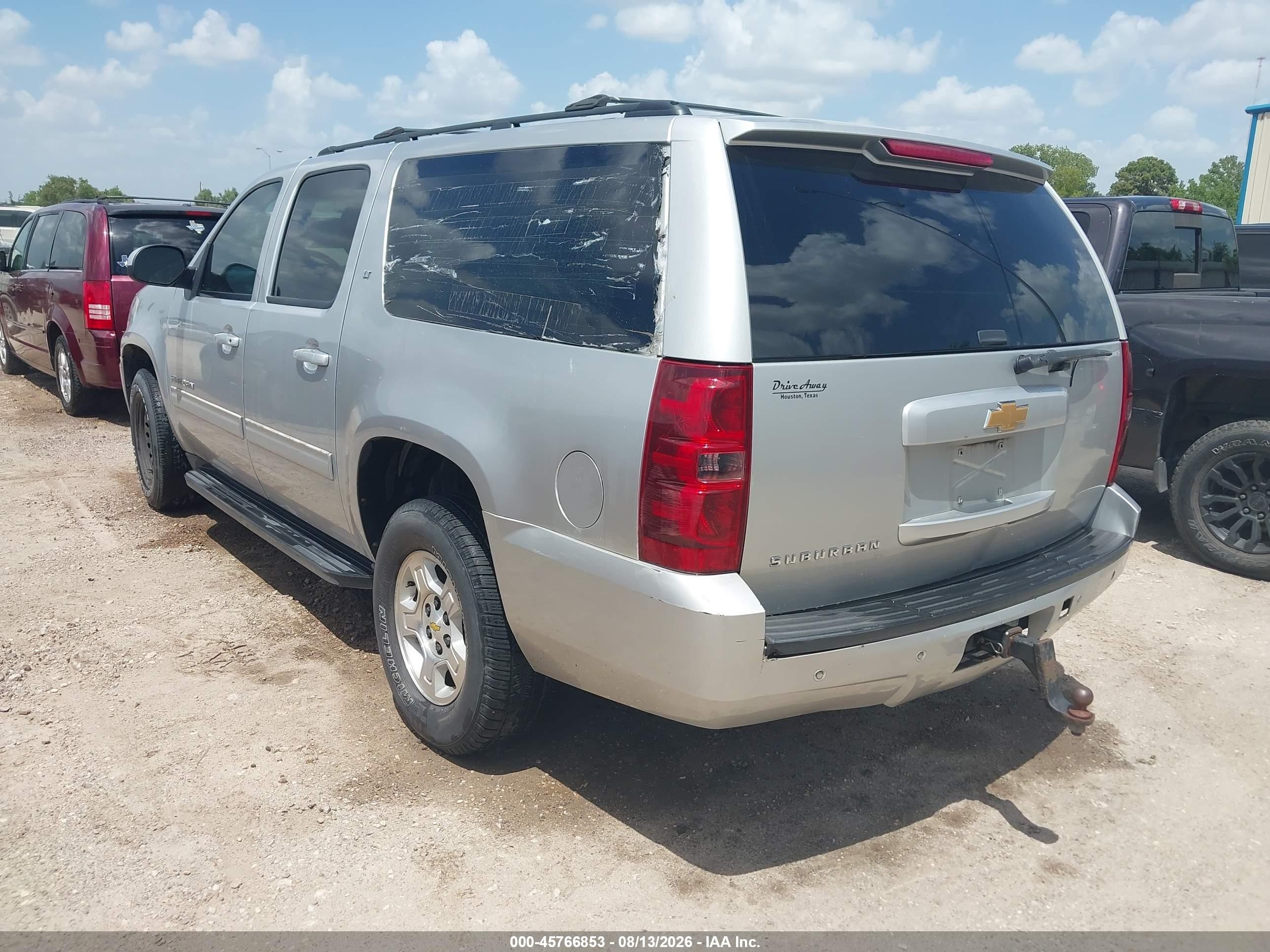 2013 Chevrolet Suburban 1500 Lt Silver vin: 1GNSCJE08DR268088