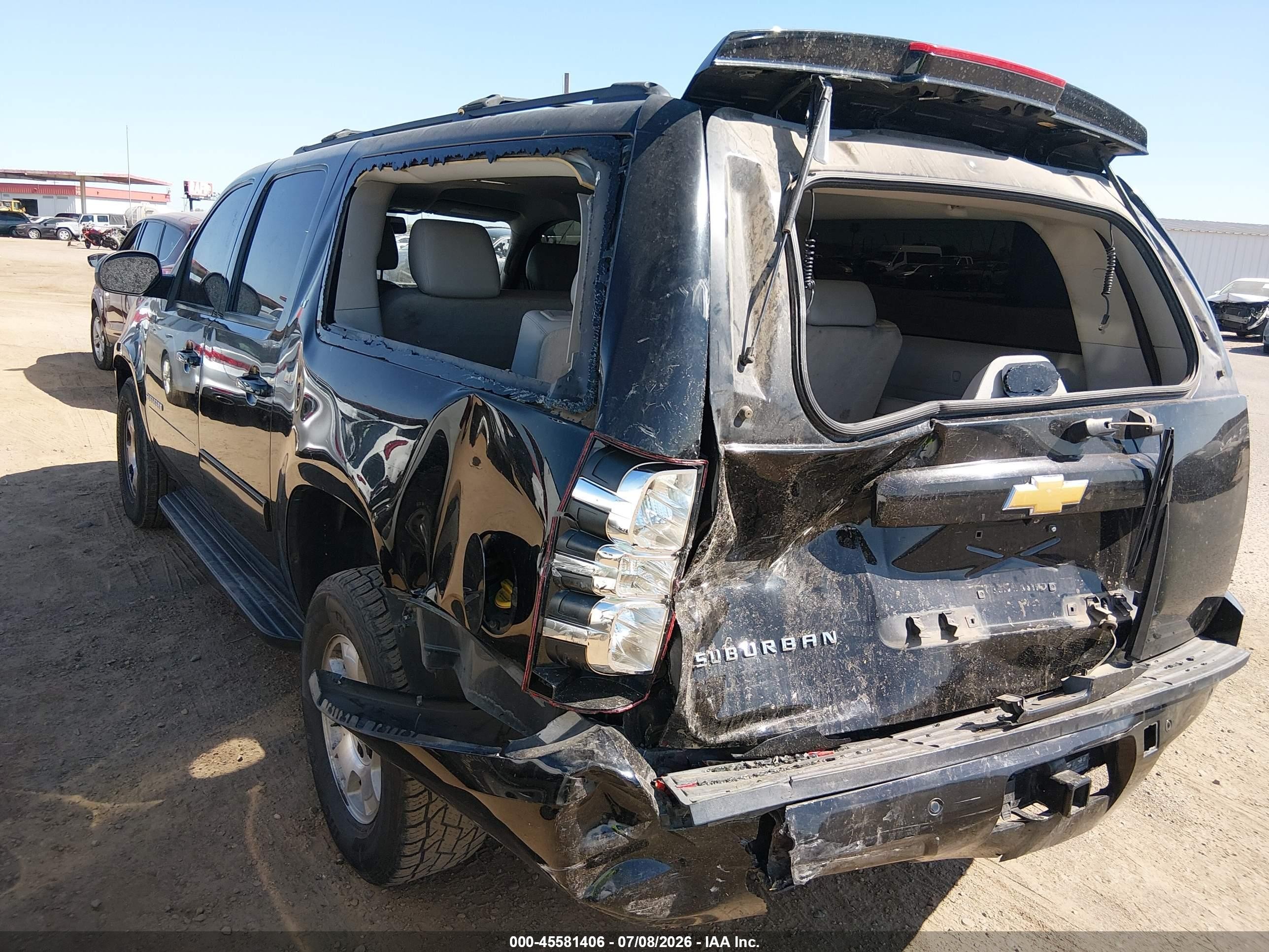 2014 Chevrolet Suburban Lt Черный vin: 1GNSCJE08ER108892